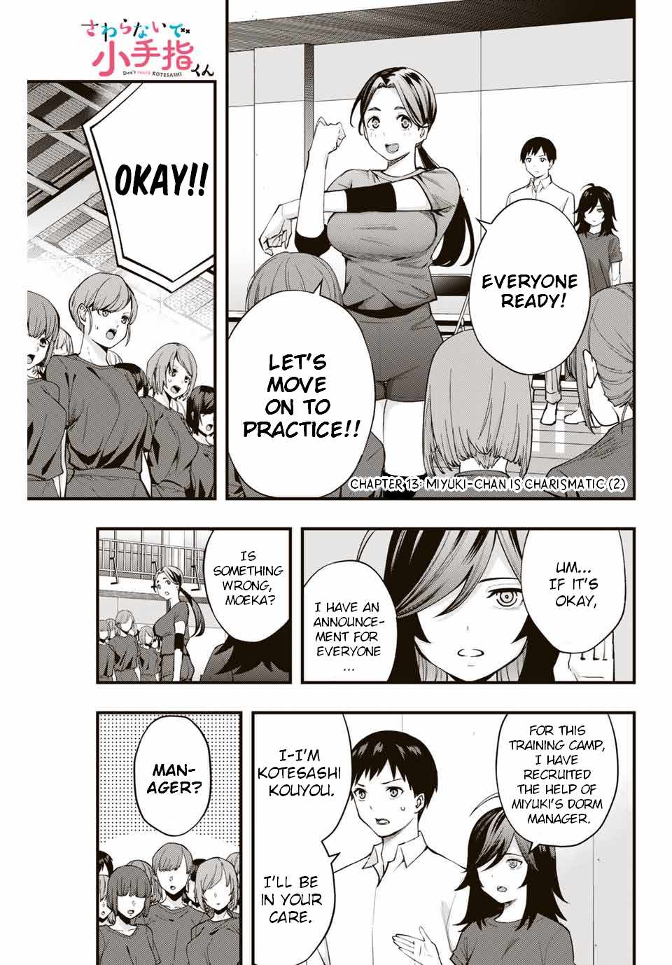 Don’t Touch, Kotesashi-kun Chapter 13 - Page 1