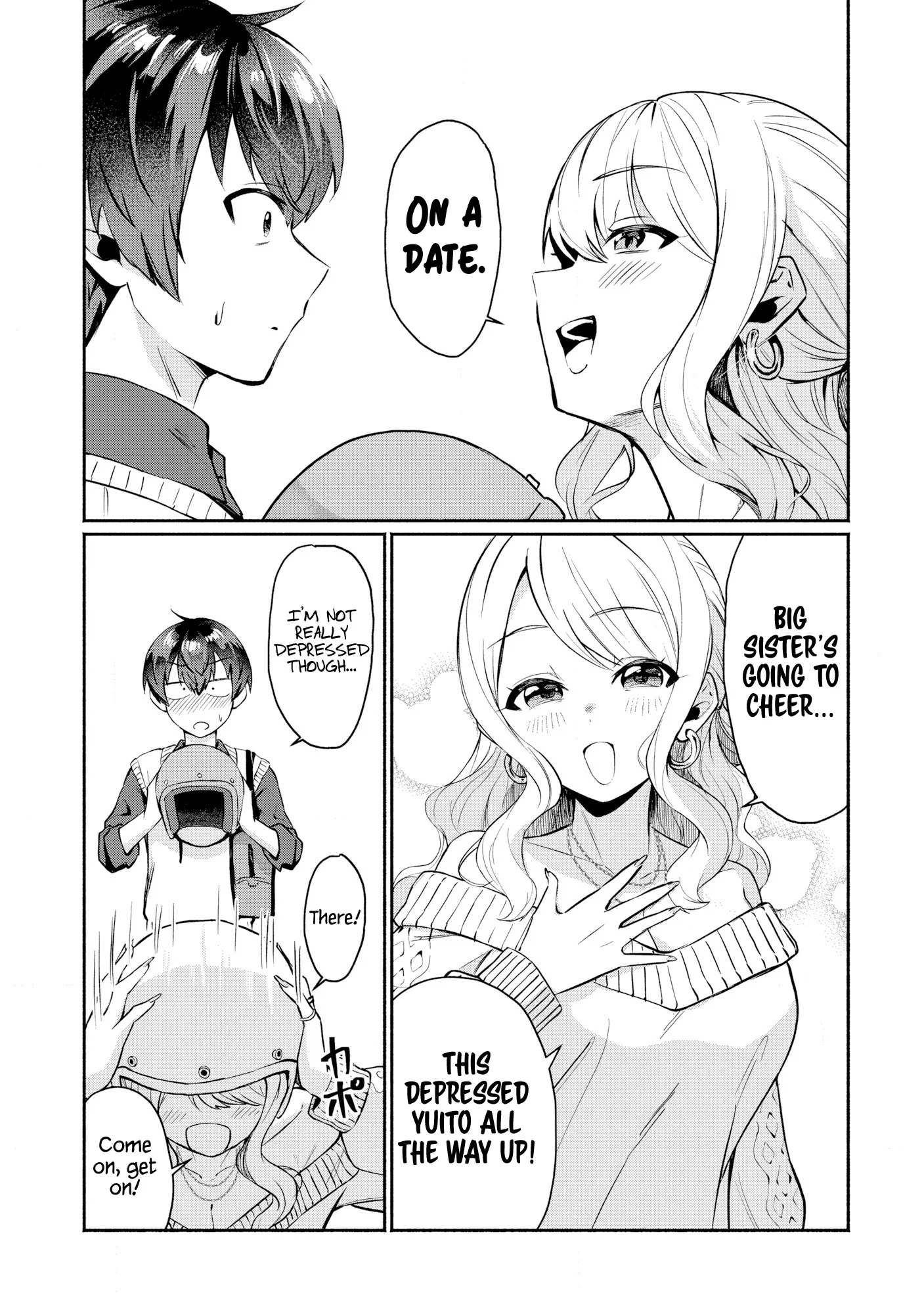 Douyara Ore wa Imadoki Gal na Toshiue Osananajimi kara Gekiomo Kanjou wo Mukerareteiru Rashii Chapter 1 - Page 11