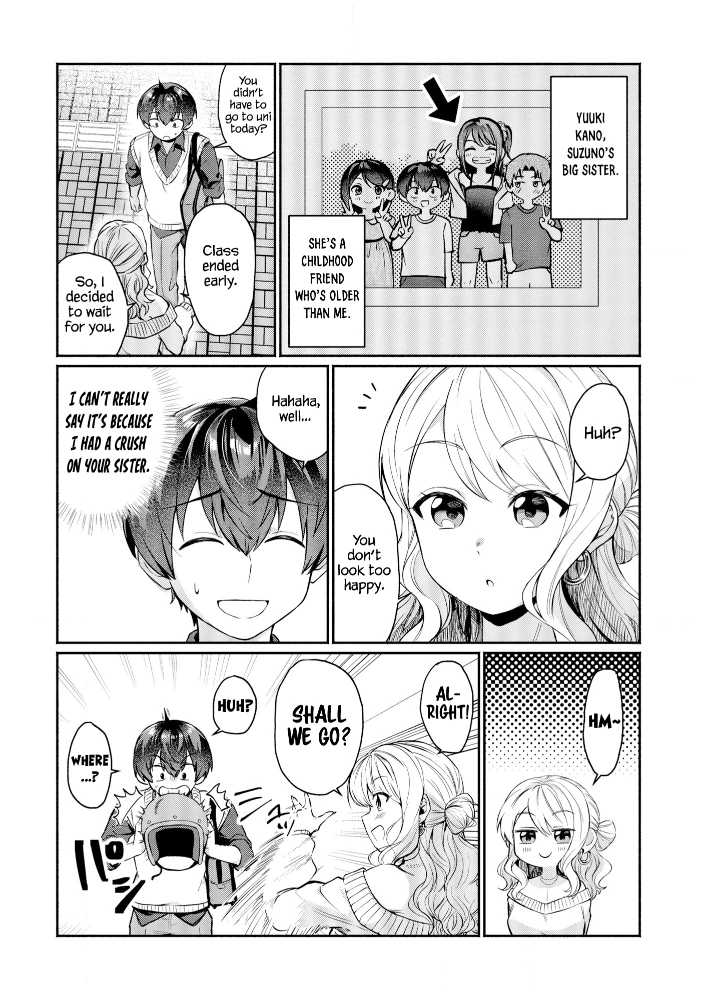 Douyara Ore wa Imadoki Gal na Toshiue Osananajimi kara Gekiomo Kanjou wo Mukerareteiru Rashii Chapter 1 - Page 10