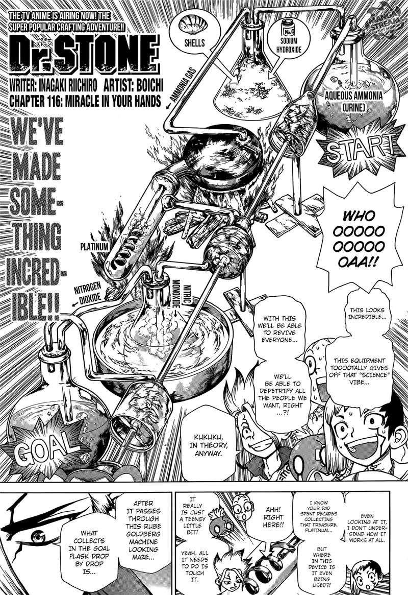 Dr. Stone Chapter 116 - Page 1