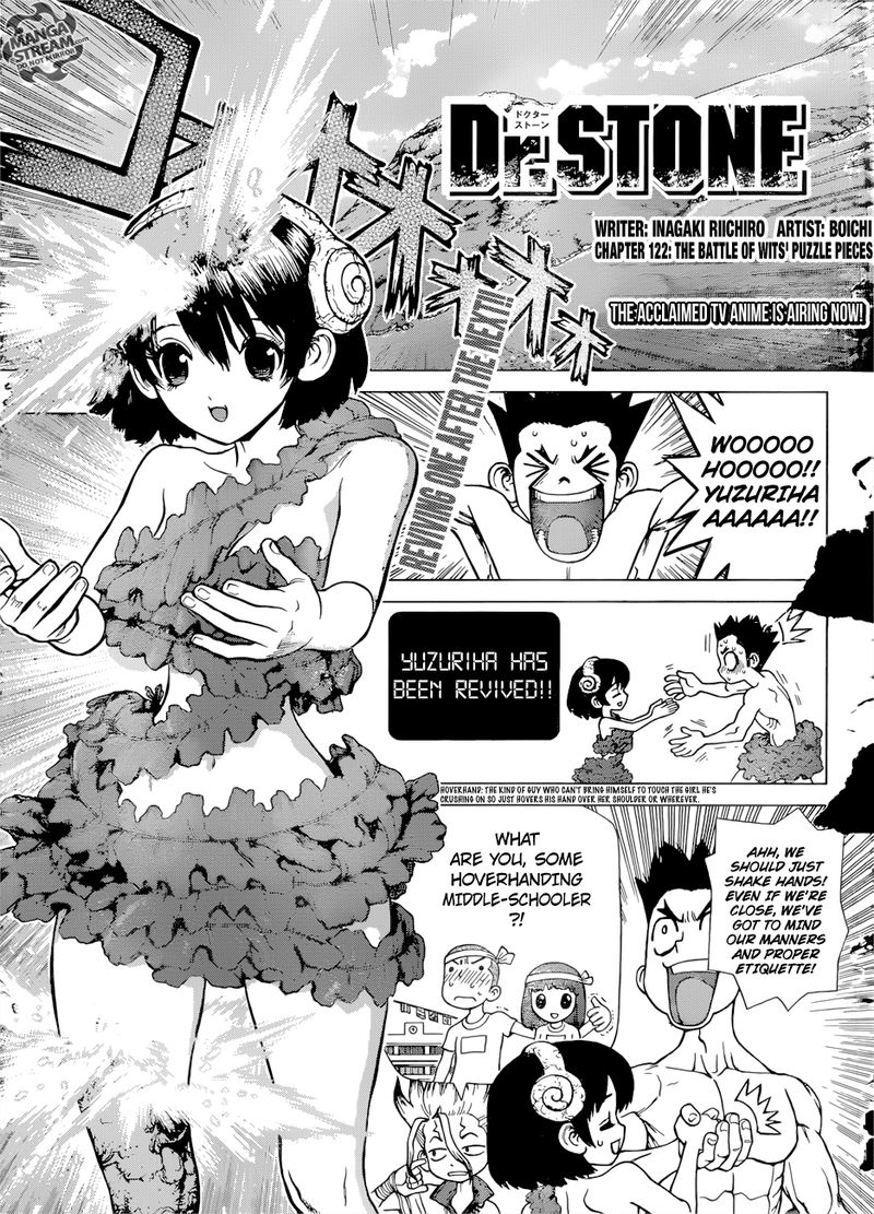 Dr. Stone Chapter 122 - Page 1