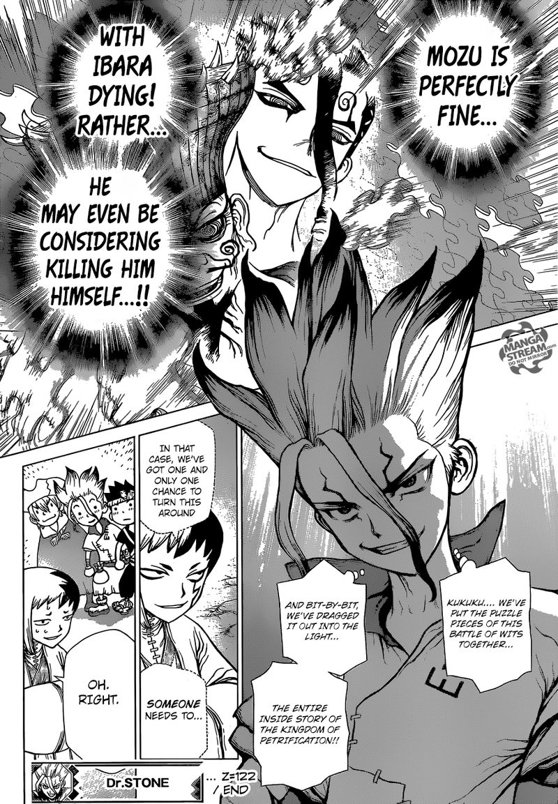 Dr. Stone Chapter 122 - Page 17