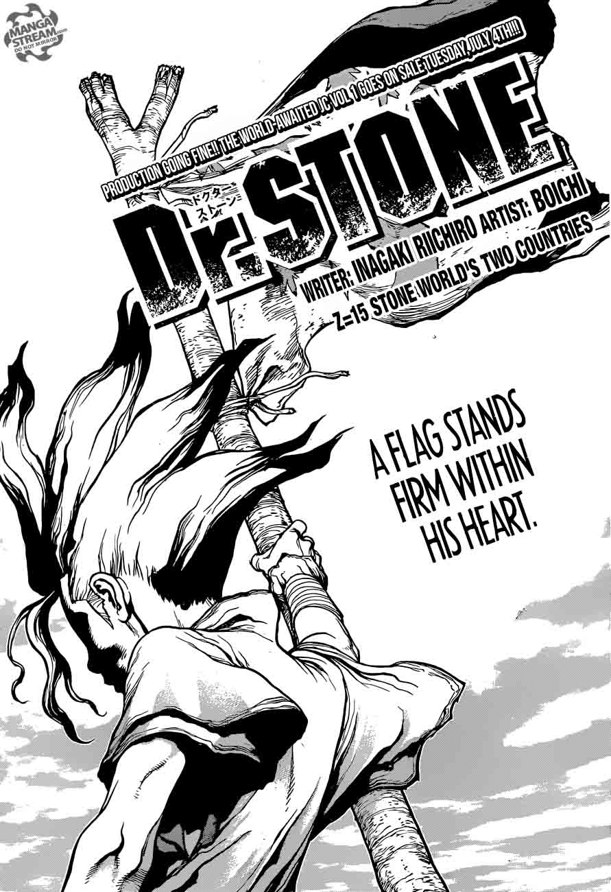 Dr. Stone Chapter 15 - Page 1