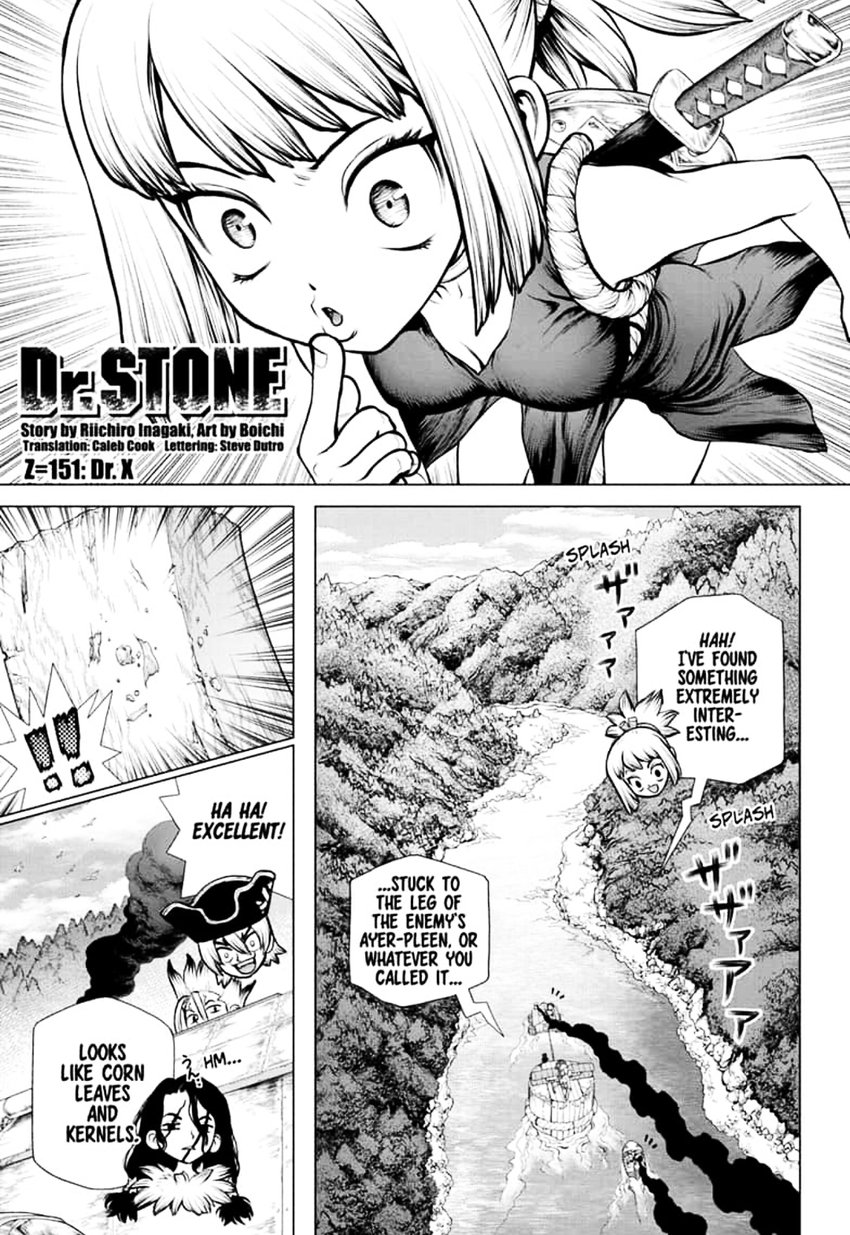 Dr. Stone Chapter 151 - Page 1