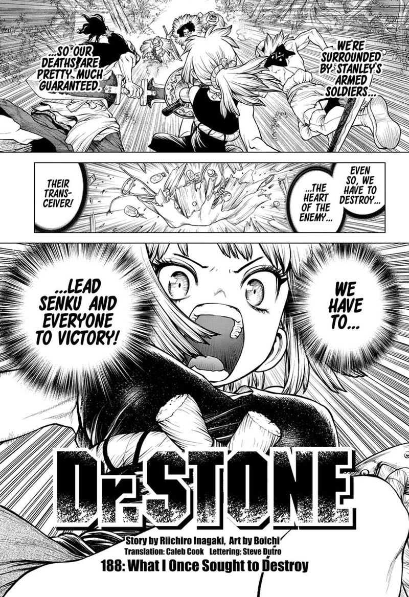 Dr. Stone Chapter 188 - Page 1