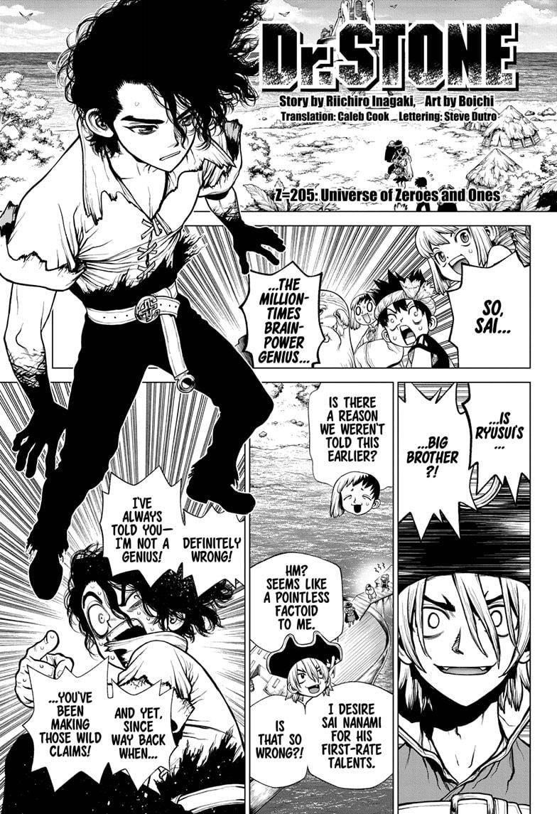 Dr. Stone Chapter 205 - Page 1