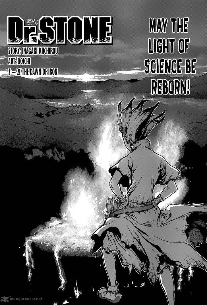 Dr. Stone Chapter 21 - Page 1