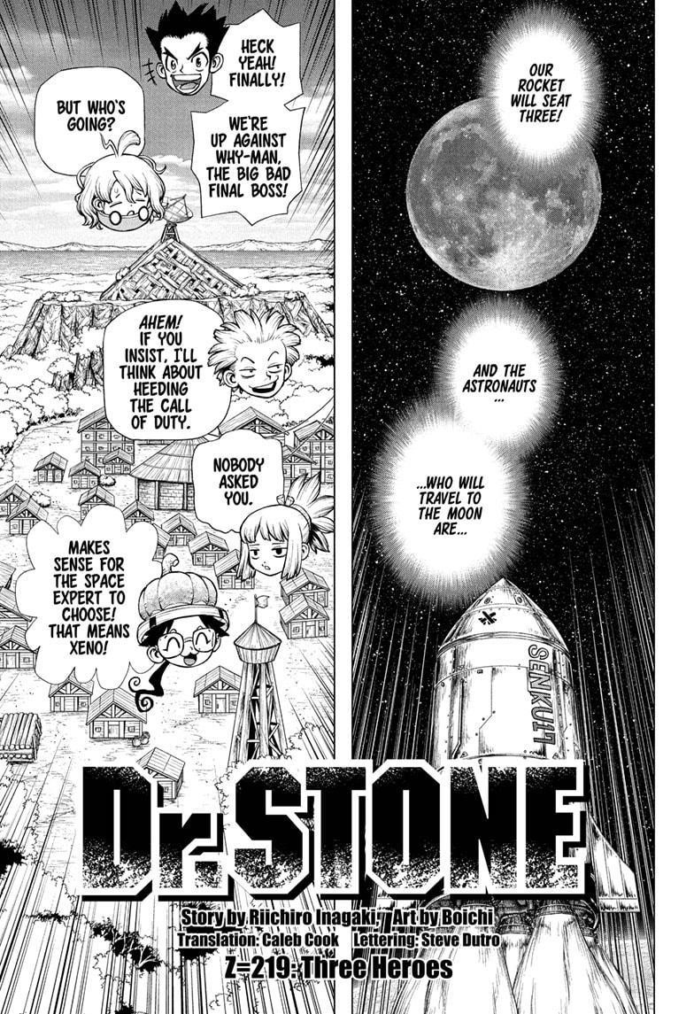 Dr. Stone Chapter 219 - Page 1