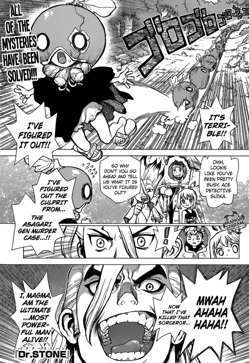 Dr. Stone Chapter 27 - Page 1