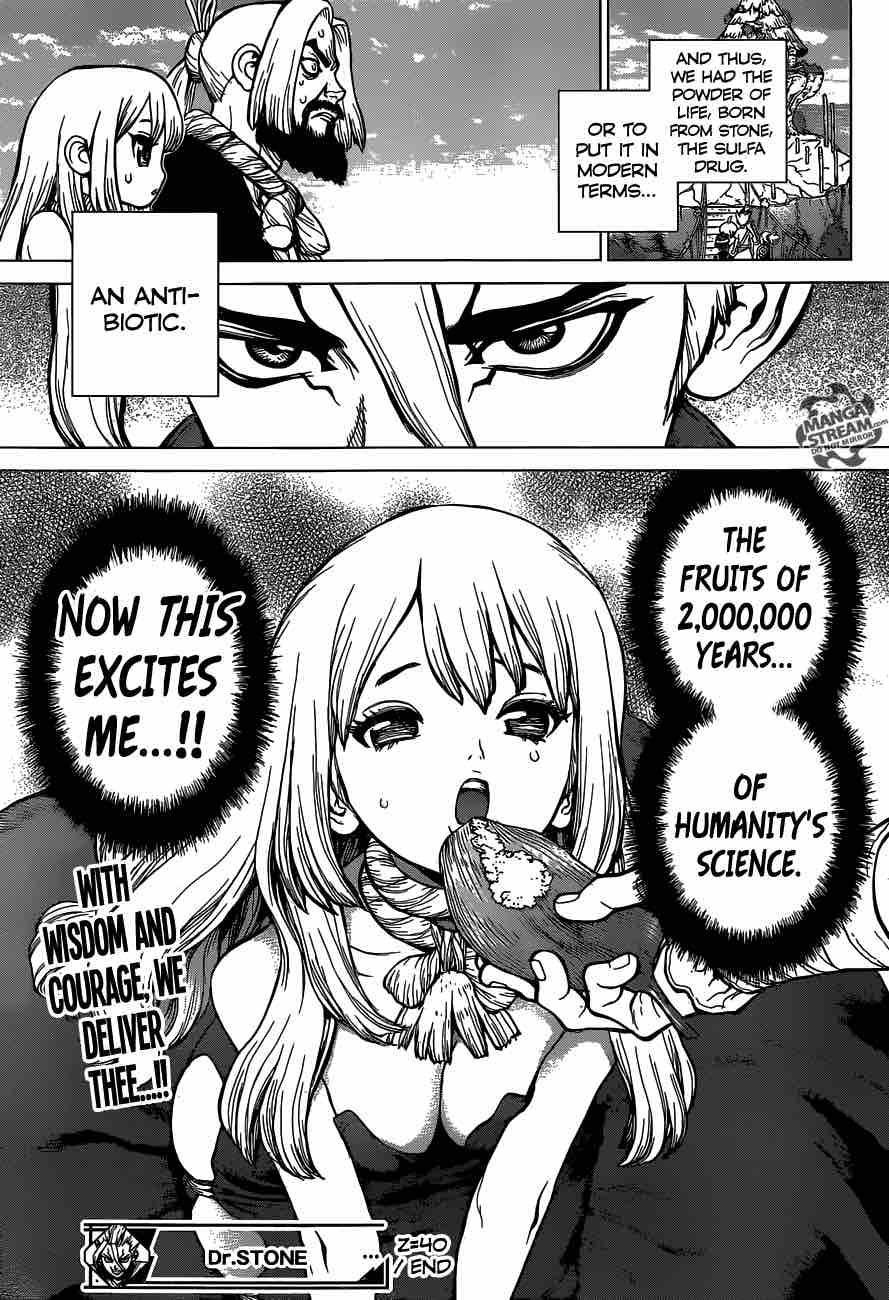 Dr. Stone Chapter 40 - Page 20