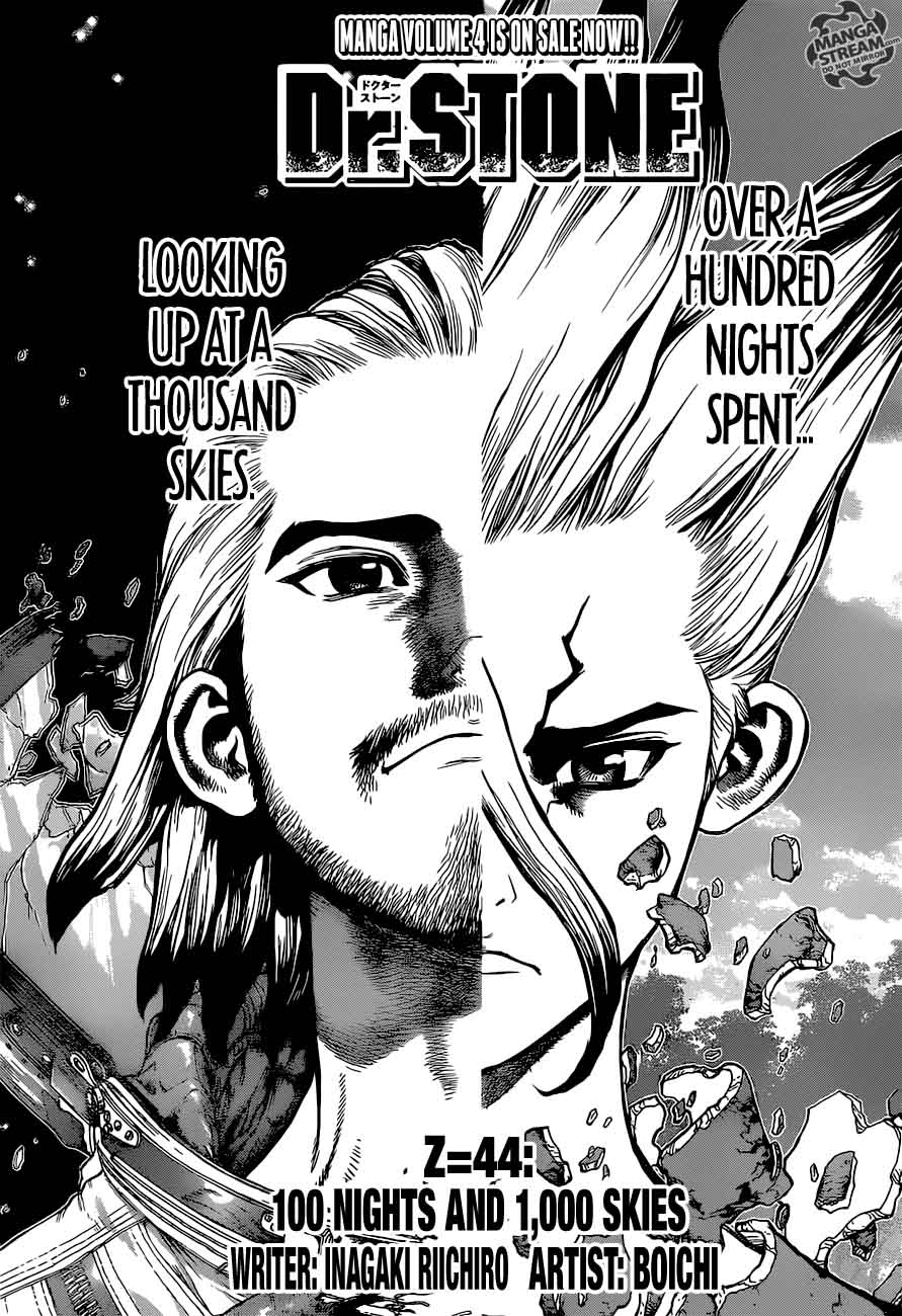 Dr. Stone Chapter 44 - Page 1