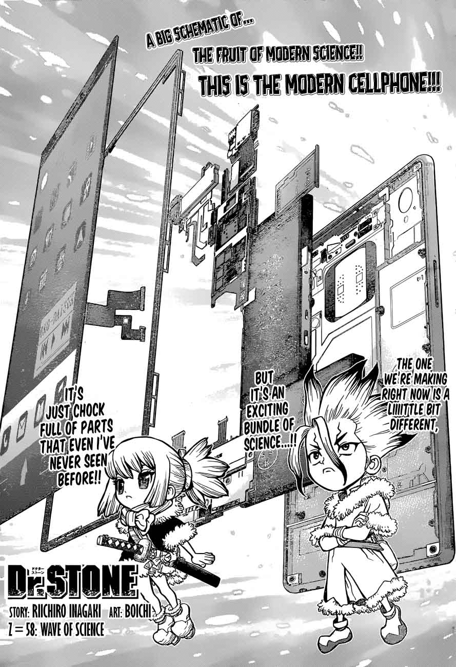 Dr. Stone Chapter 58 - Page 1