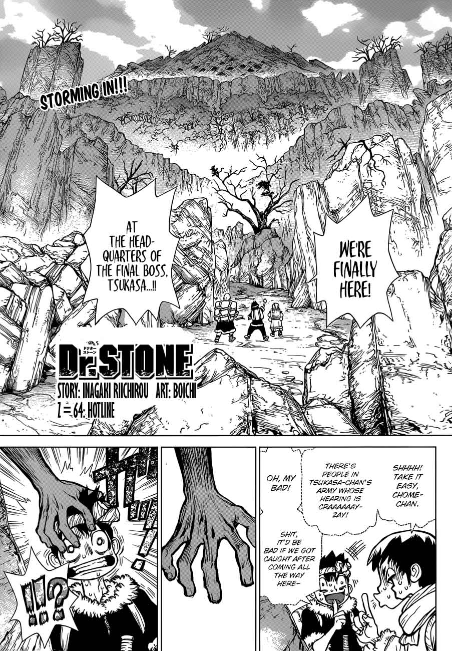 Dr. Stone Chapter 64 - Page 1