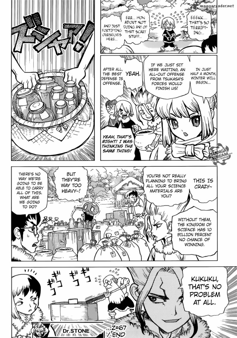 Dr. Stone Chapter 67 - Page 16
