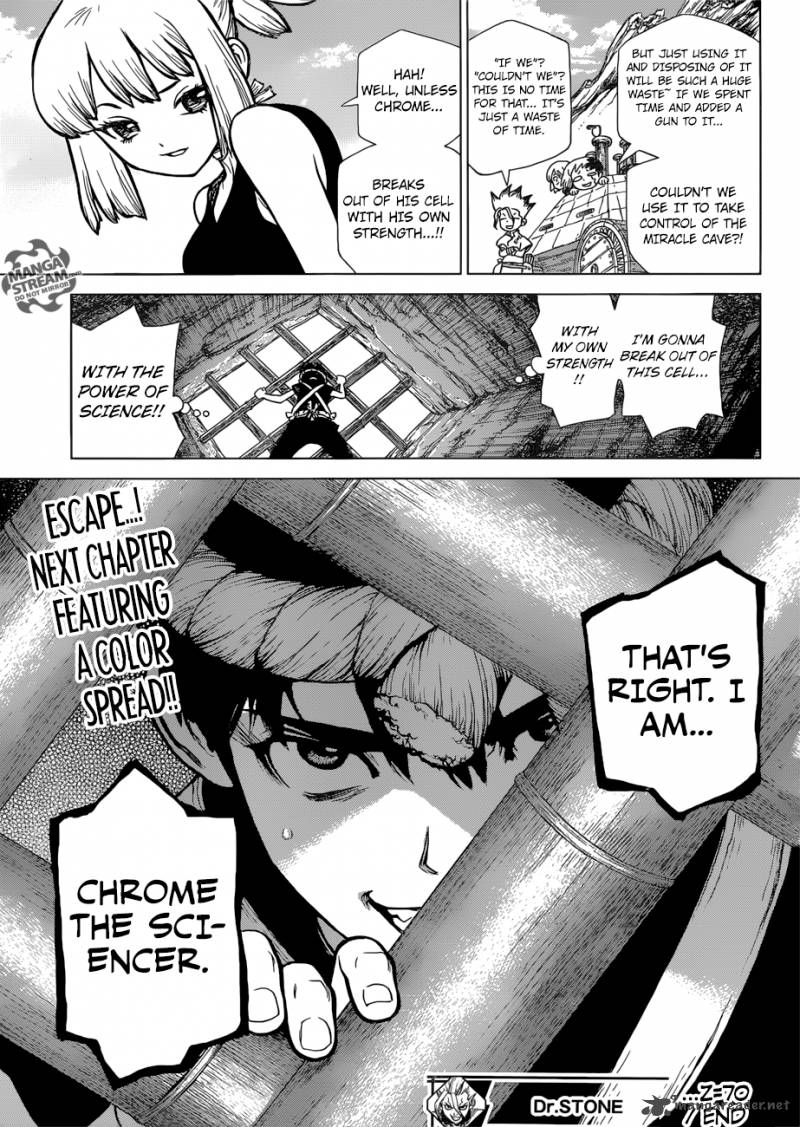 Dr. Stone Chapter 70 - Page 18