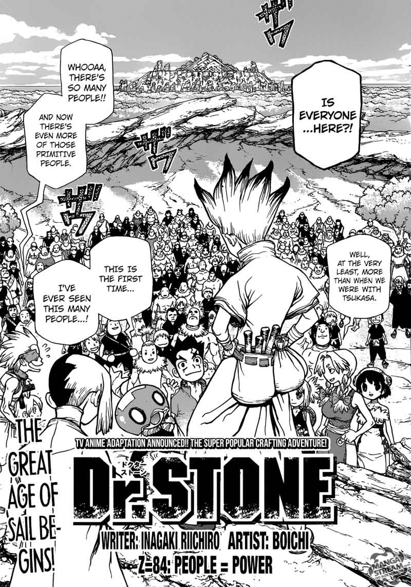 Dr. Stone Chapter 84 - Page 1