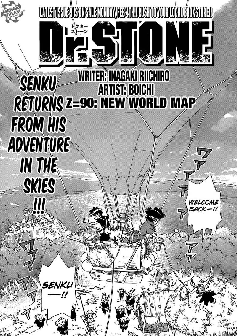 Dr. Stone Chapter 90 - Page 1