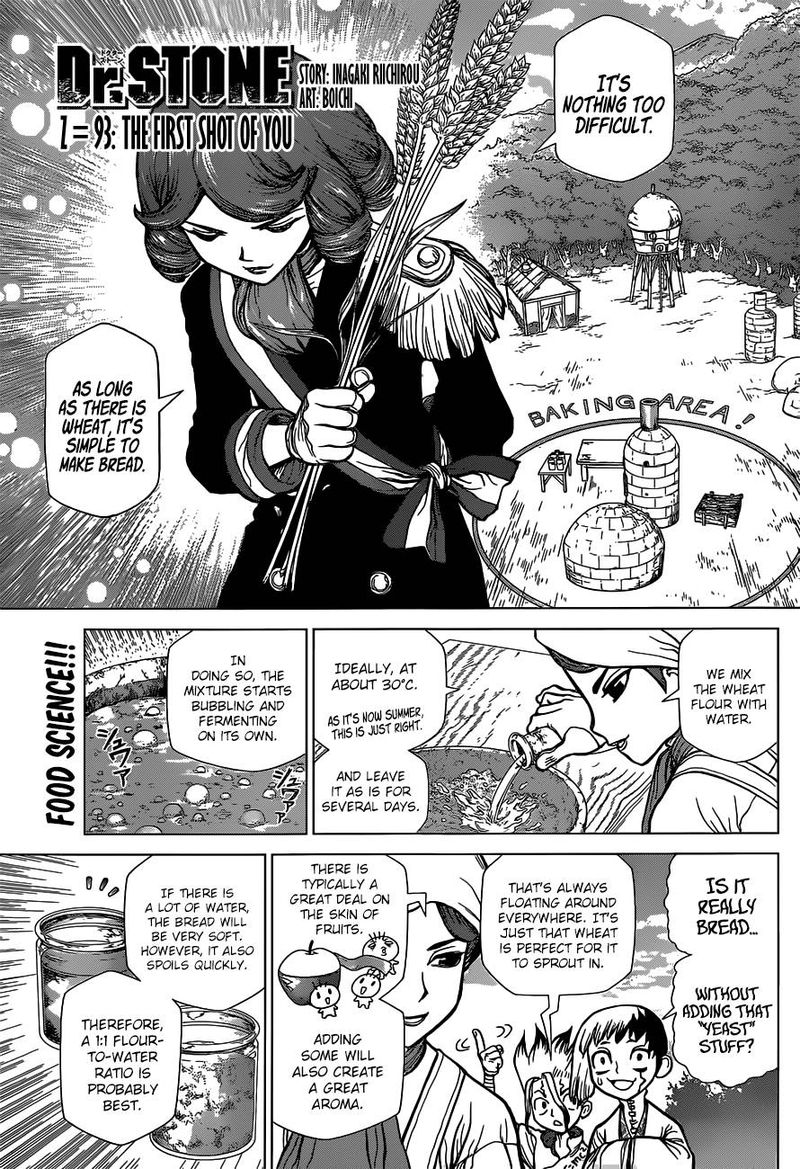 Dr. Stone Chapter 93 - Page 1