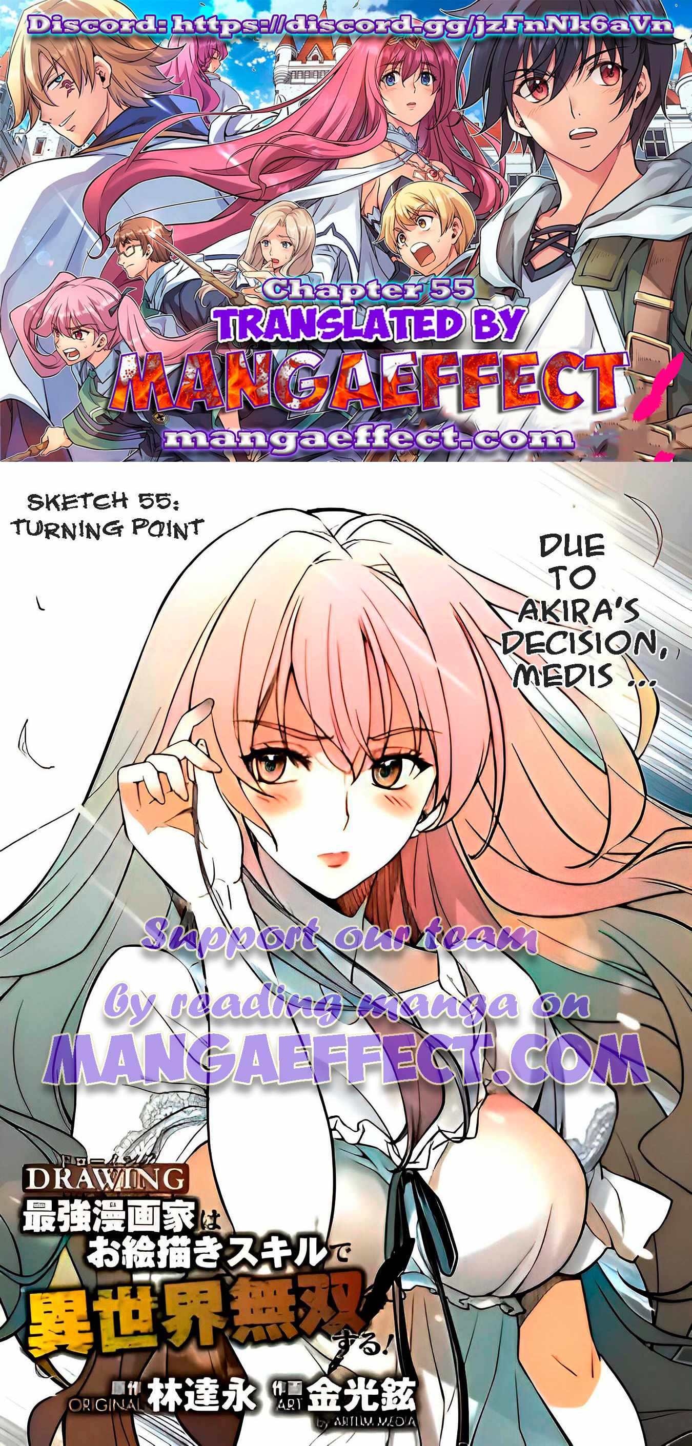 Drawing: Saikyou Mangaka wa Oekaki Skill de Isekai Musou Suru! Chapter 55 - Page 1