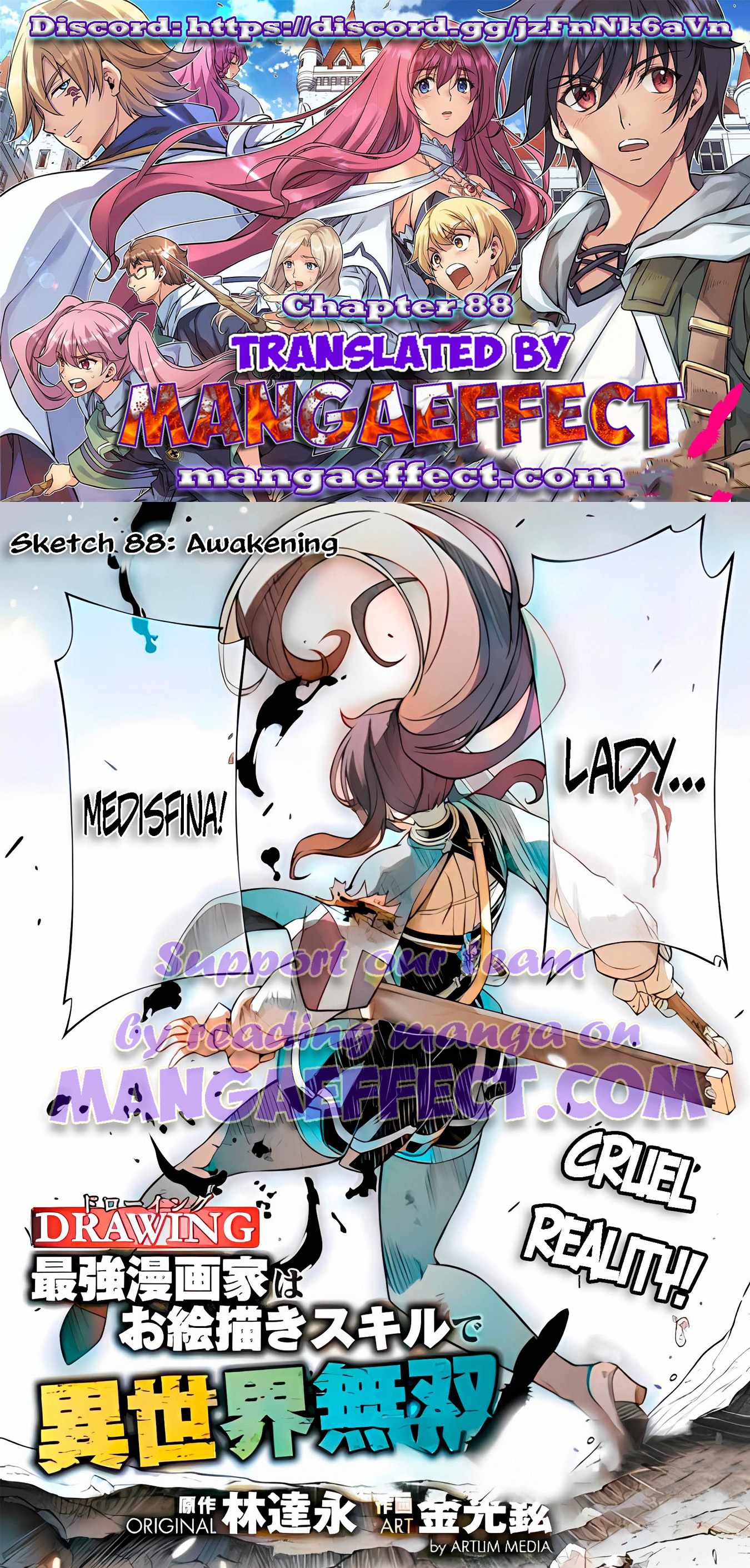 Drawing: Saikyou Mangaka wa Oekaki Skill de Isekai Musou Suru! Chapter 88 - Page 1