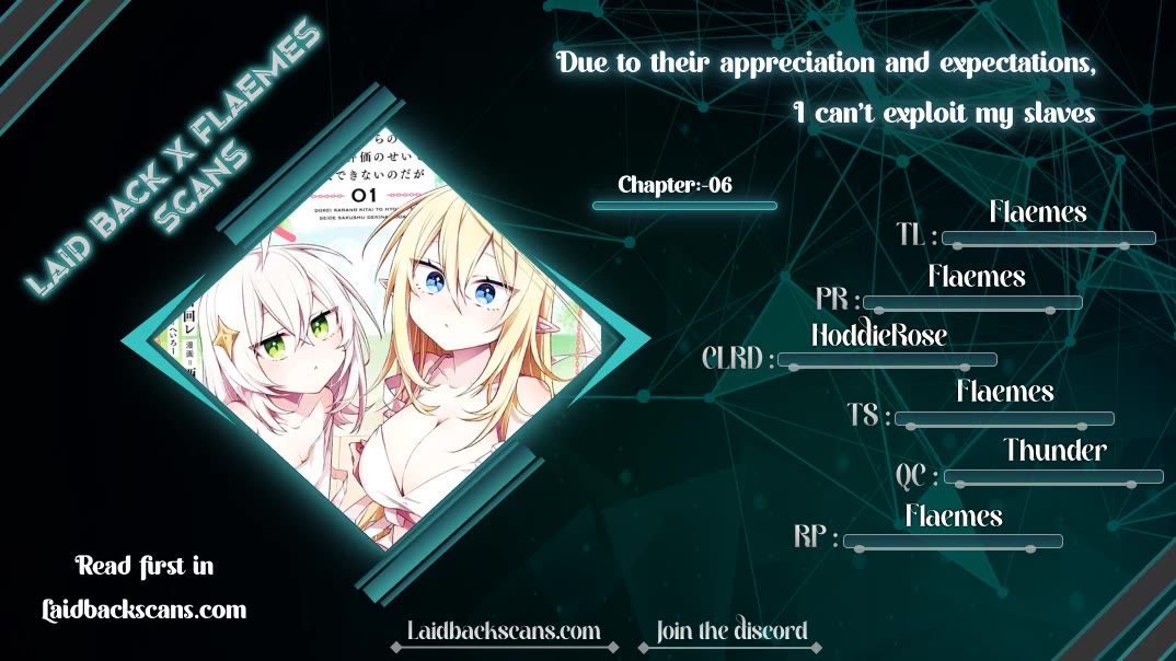 Due to Their Appreciation and Expectations, I Can’t Exploit My Slaves Chapter 6 - Page 1