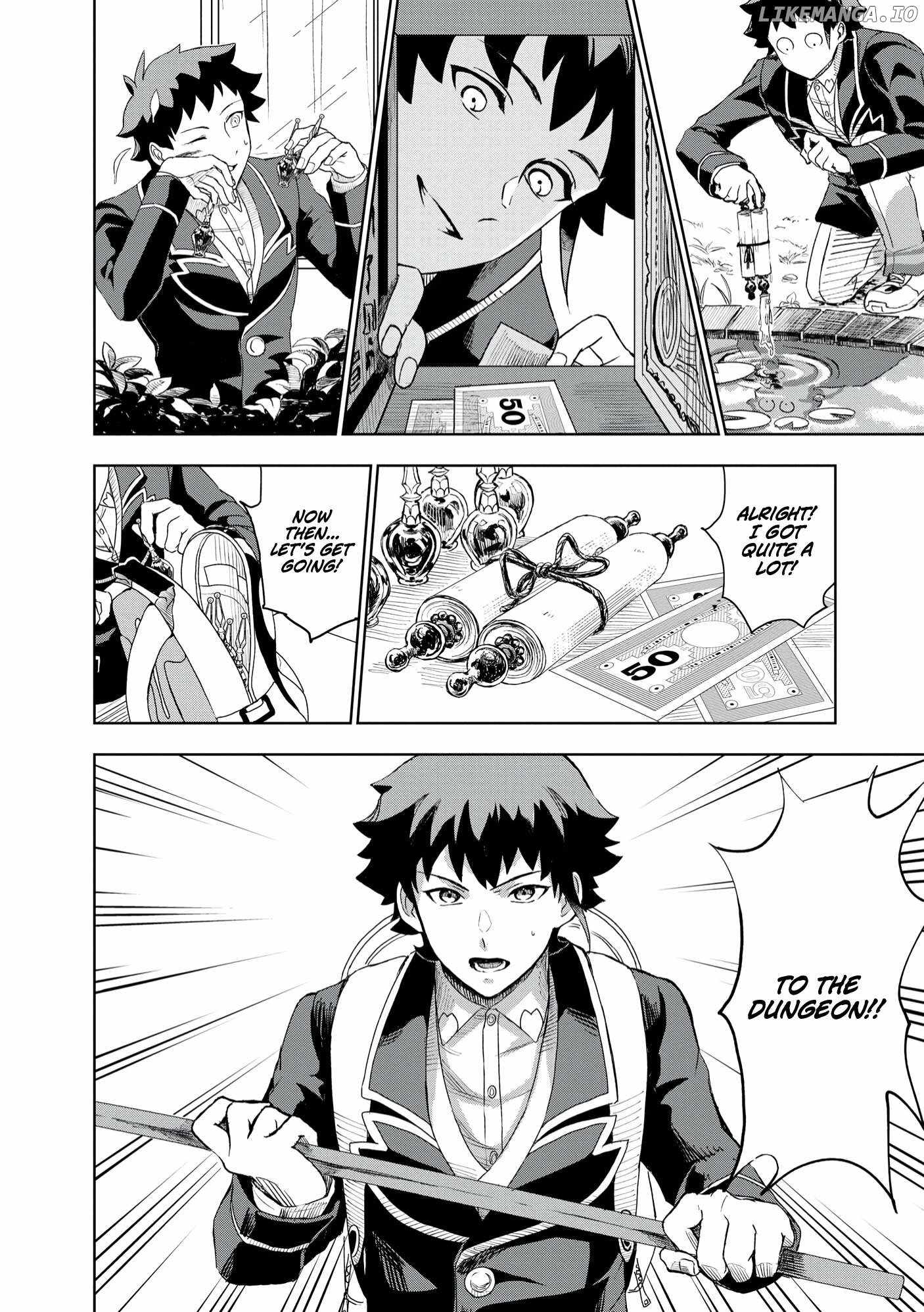 Dungeon Gakuen no Teihen ni Tensei Shita kedo, Naze ka Ore ni wa Kouryaku Hon ga Aru Chapter 2 - Page 12