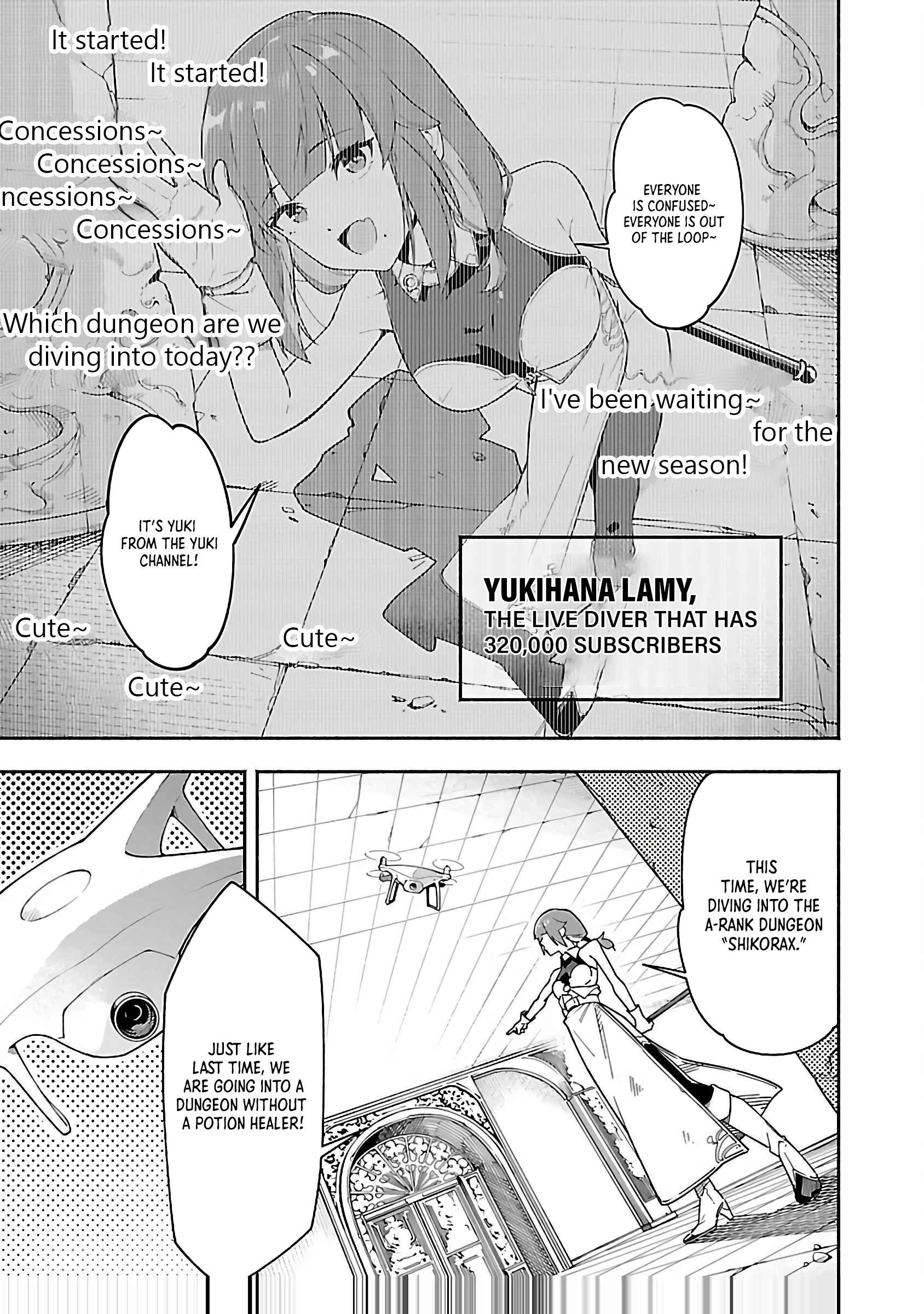 Dungeon “I Helped Someone and Went Viral Without Knowing It” Gameplay Chapter 1 - Page 12