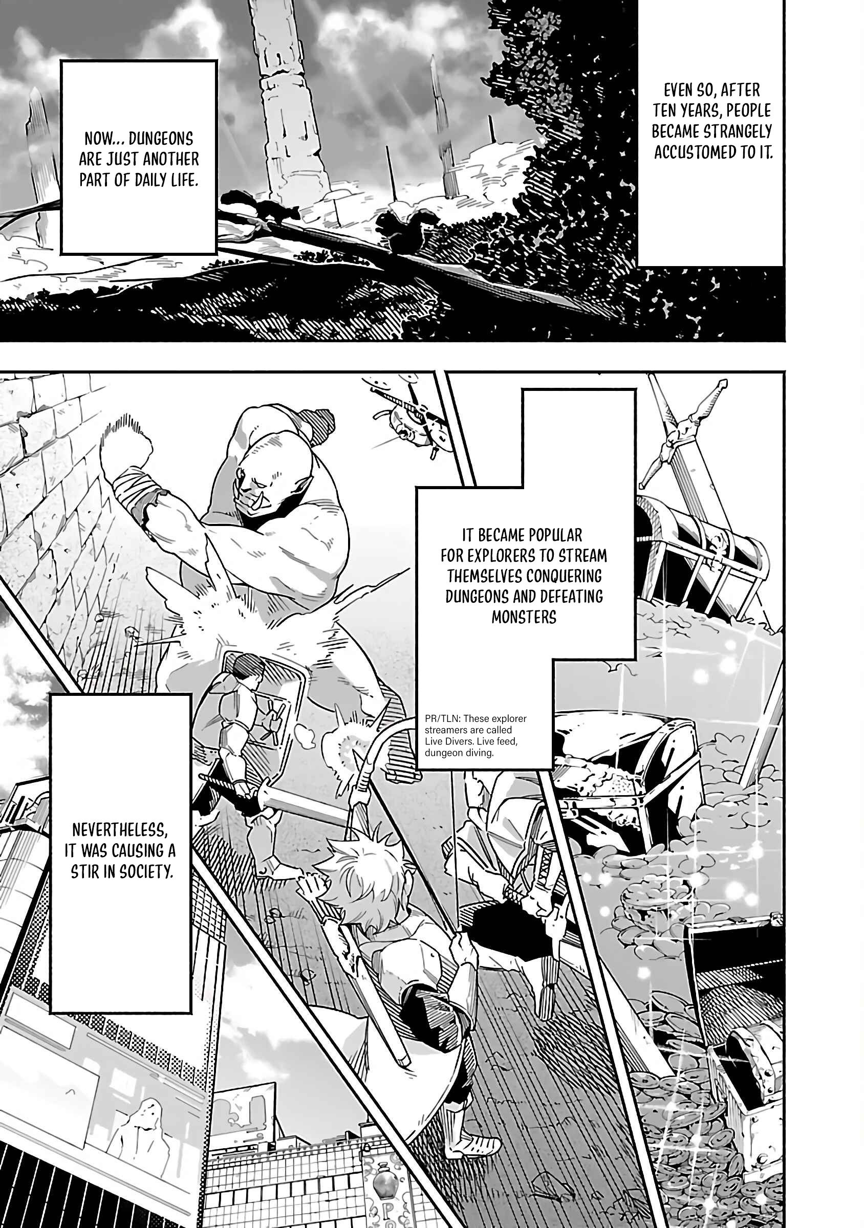 Dungeon “I Helped Someone and Went Viral Without Knowing It” Gameplay Chapter 1 - Page 8