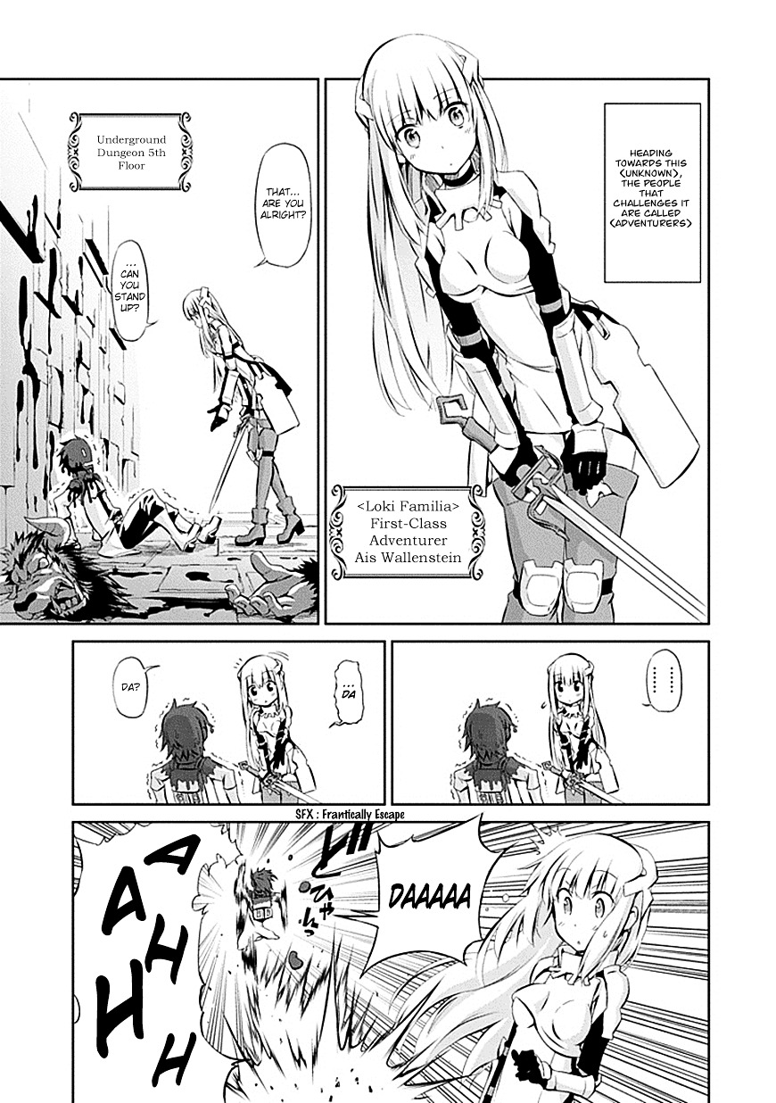 Dungeon ni Deai o Motomeru no wa Machigatte iru darou ka Gaiden – Sword Oratoria Chapter 1 - Page 4