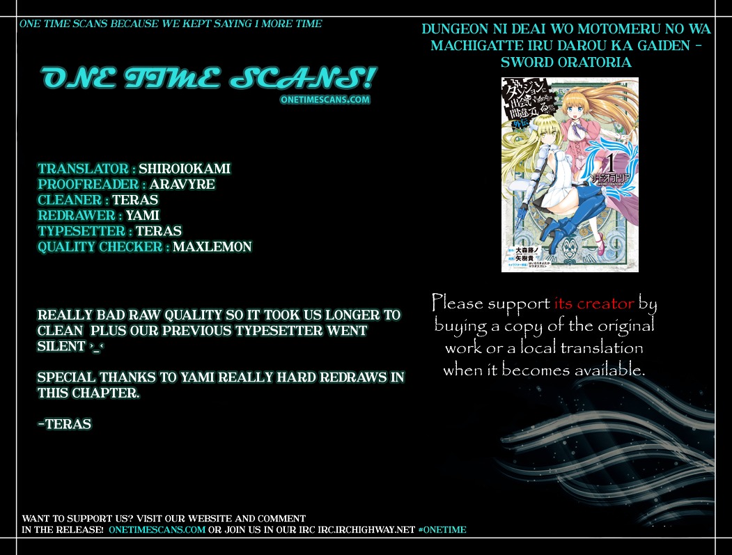 Dungeon ni Deai o Motomeru no wa Machigatte iru darou ka Gaiden – Sword Oratoria Chapter 10 - Page 1