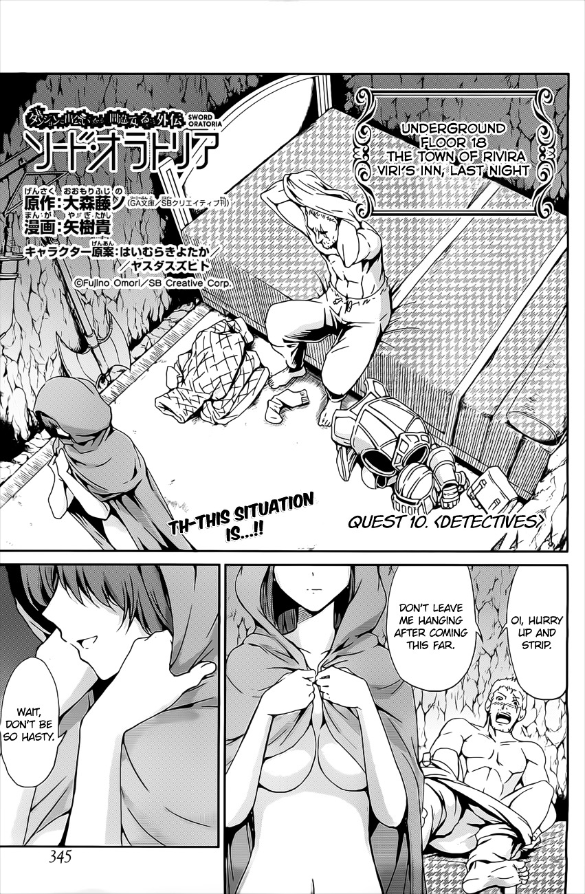 Dungeon ni Deai o Motomeru no wa Machigatte iru darou ka Gaiden – Sword Oratoria Chapter 10 - Page 2