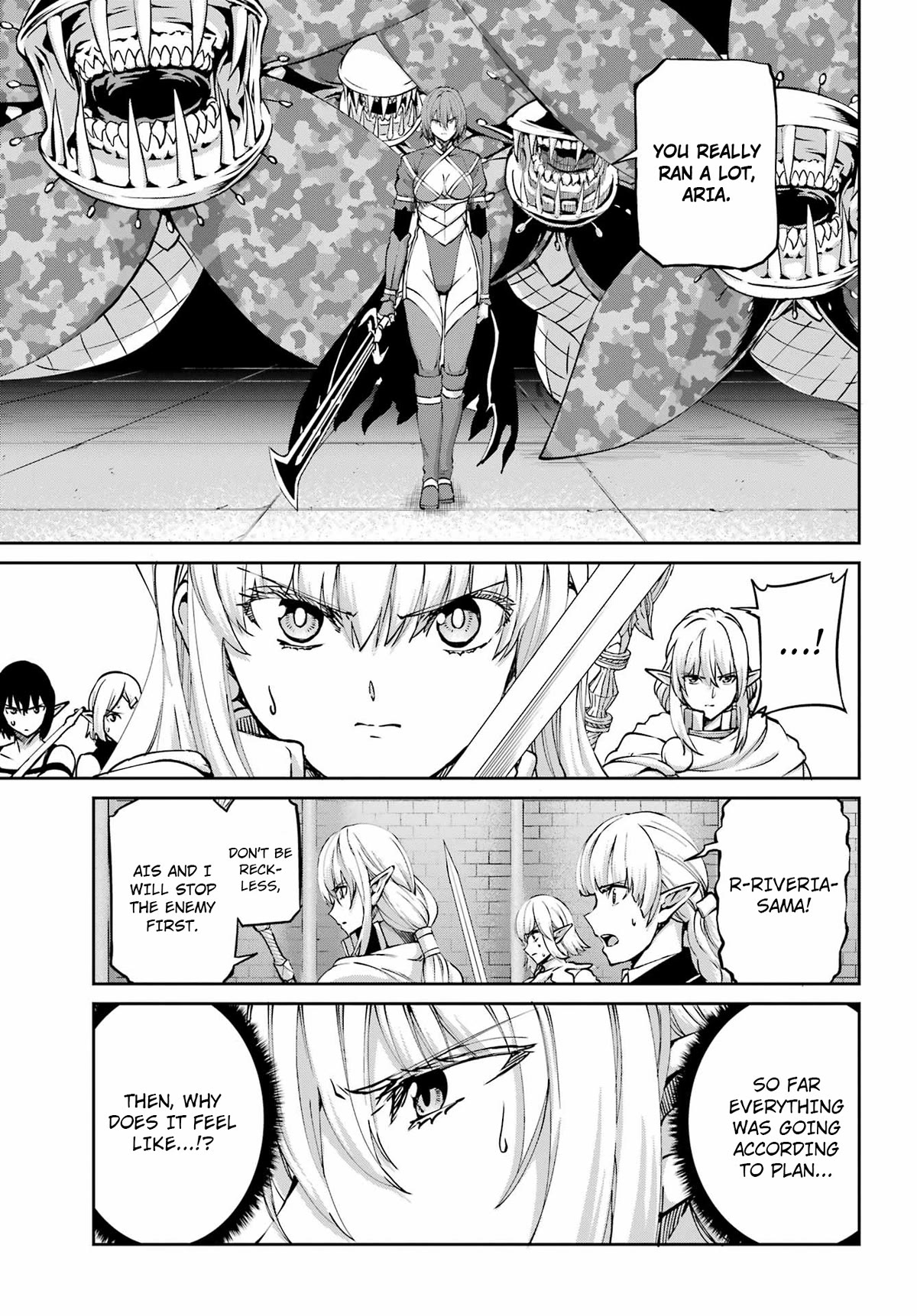 Dungeon ni Deai o Motomeru no wa Machigatte iru darou ka Gaiden – Sword Oratoria Chapter 104 - Page 42
