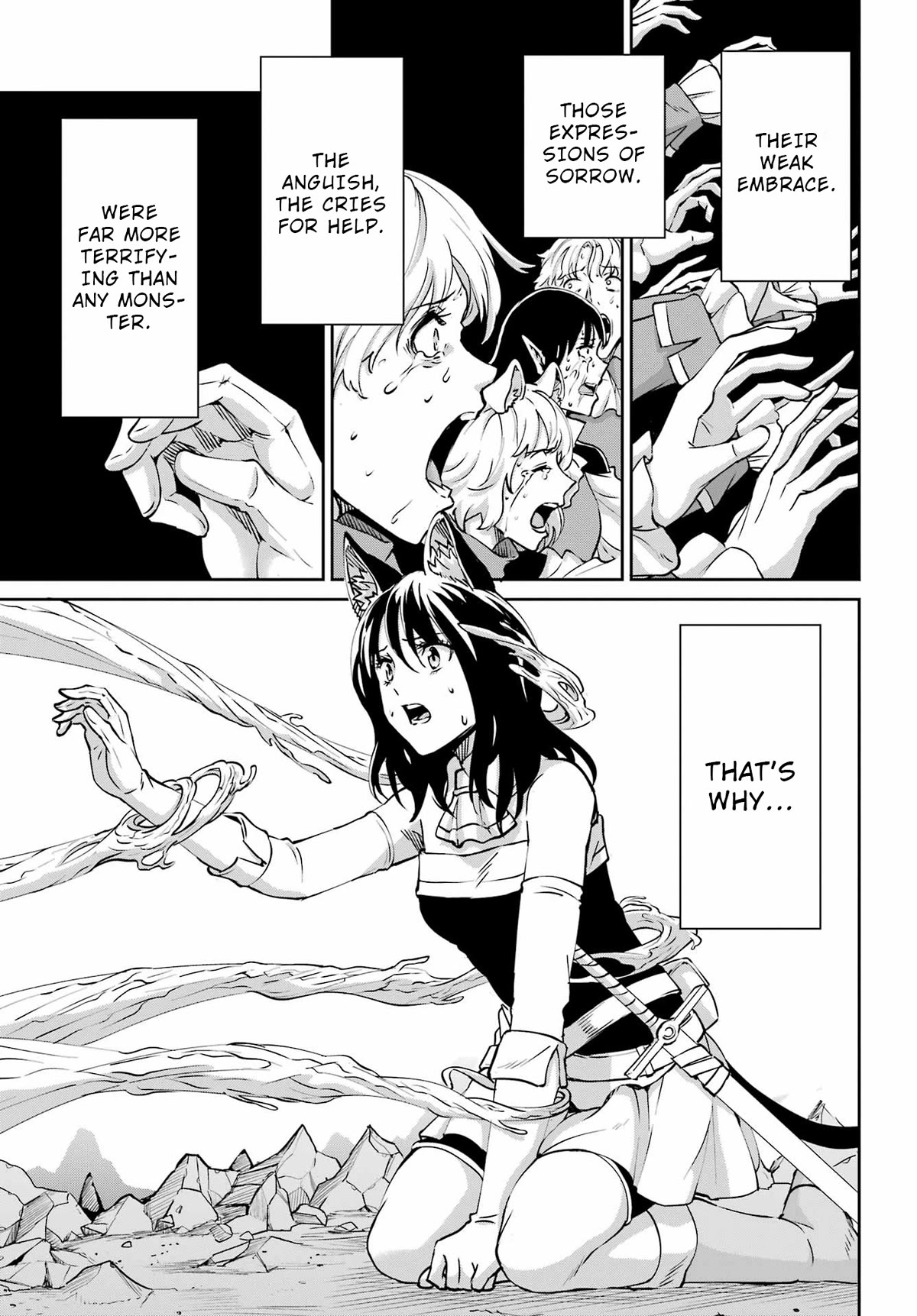 Dungeon ni Deai o Motomeru no wa Machigatte iru darou ka Gaiden – Sword Oratoria Chapter 108 - Page 36