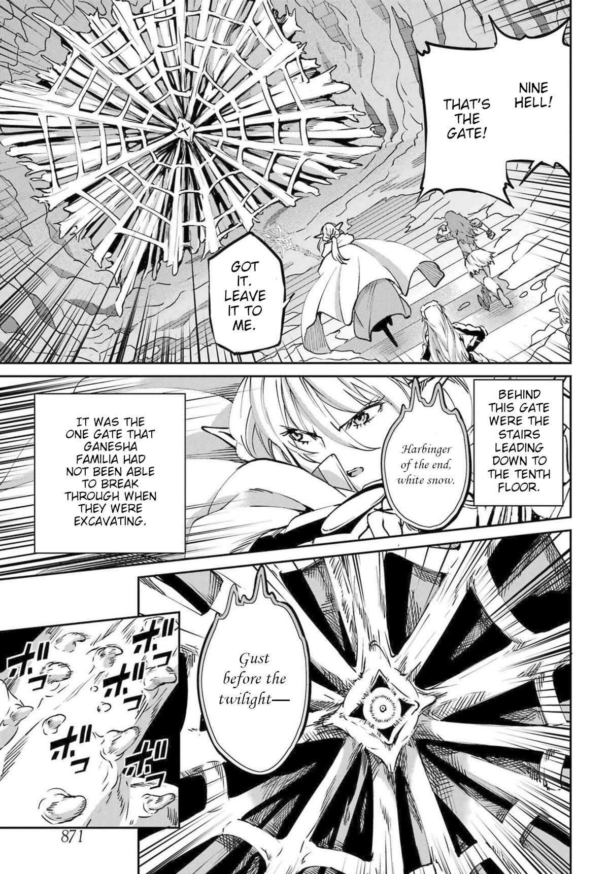 Dungeon ni Deai o Motomeru no wa Machigatte iru darou ka Gaiden – Sword Oratoria Chapter 116 - Page 35