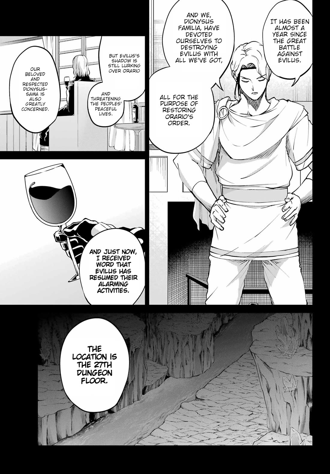 Dungeon ni Deai o Motomeru no wa Machigatte iru darou ka Gaiden – Sword Oratoria Chapter 124 - Page 3