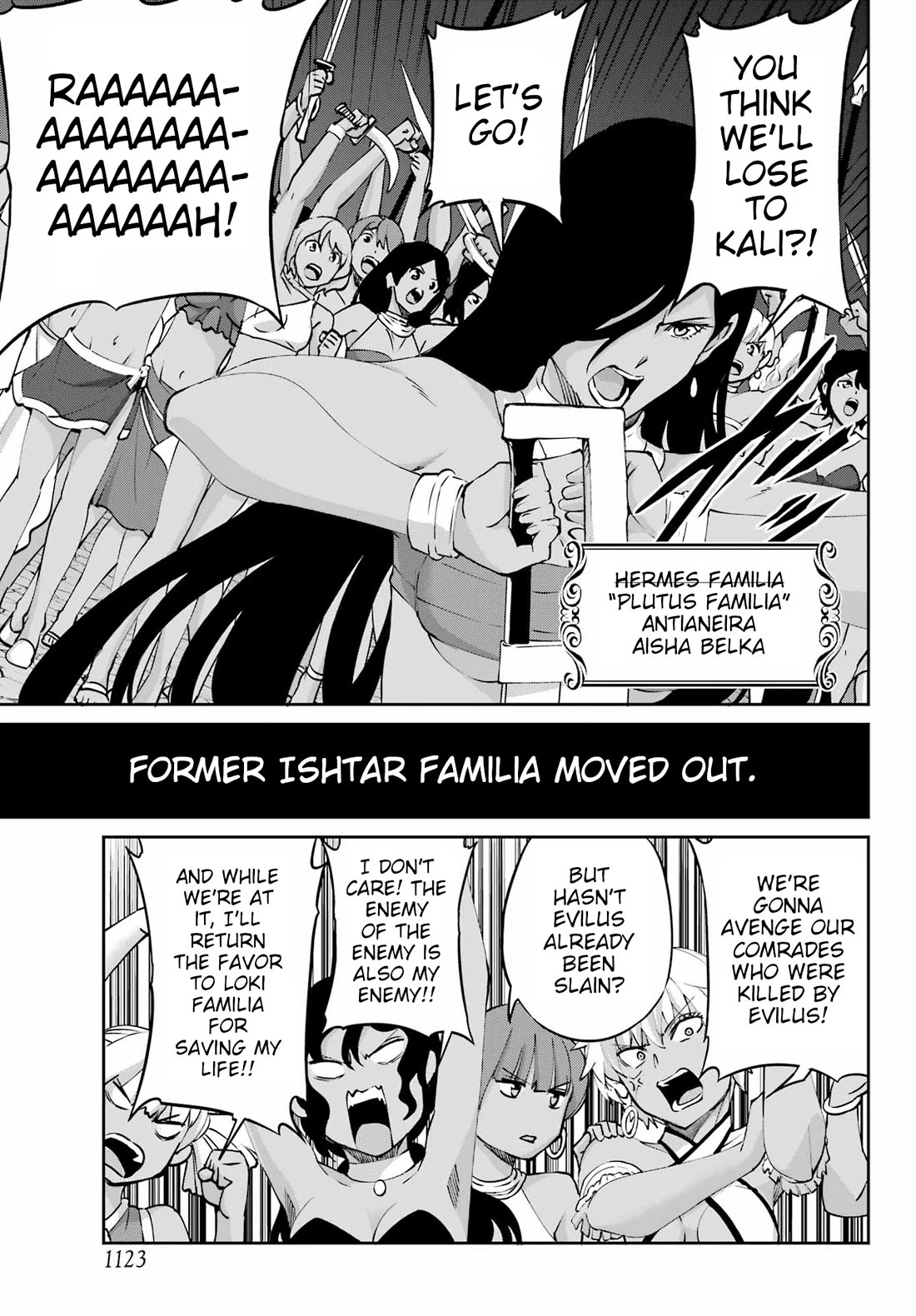 Dungeon ni Deai o Motomeru no wa Machigatte iru darou ka Gaiden – Sword Oratoria Chapter 128 - Page 43