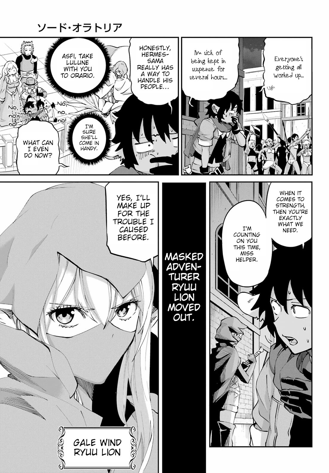 Dungeon ni Deai o Motomeru no wa Machigatte iru darou ka Gaiden – Sword Oratoria Chapter 128 - Page 45
