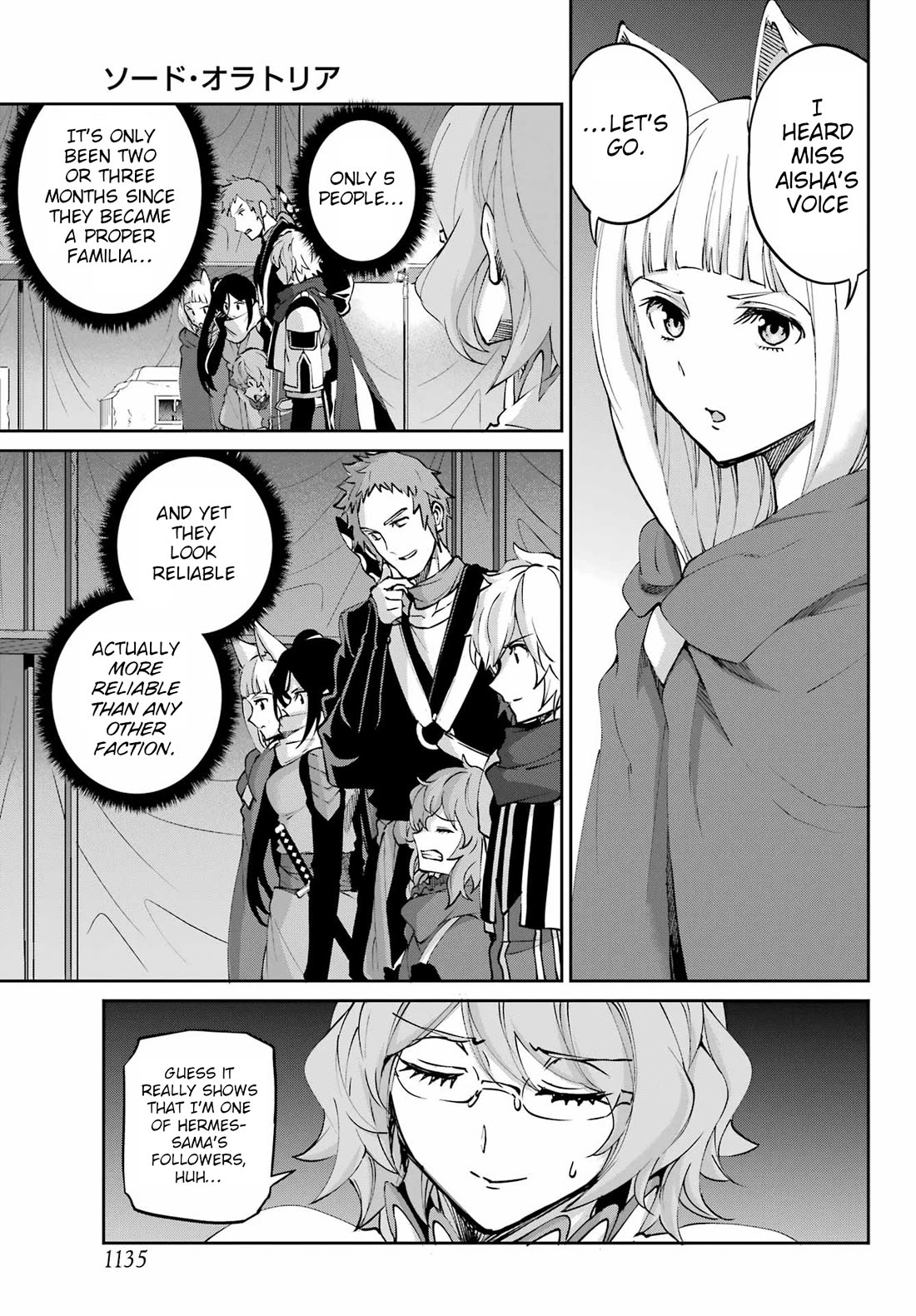 Dungeon ni Deai o Motomeru no wa Machigatte iru darou ka Gaiden – Sword Oratoria Chapter 128 - Page 55