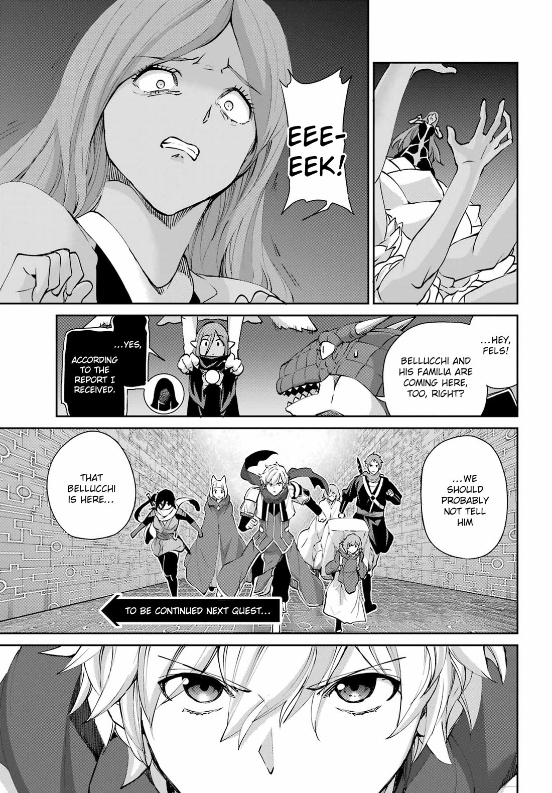 Dungeon ni Deai o Motomeru no wa Machigatte iru darou ka Gaiden – Sword Oratoria Chapter 129 - Page 55
