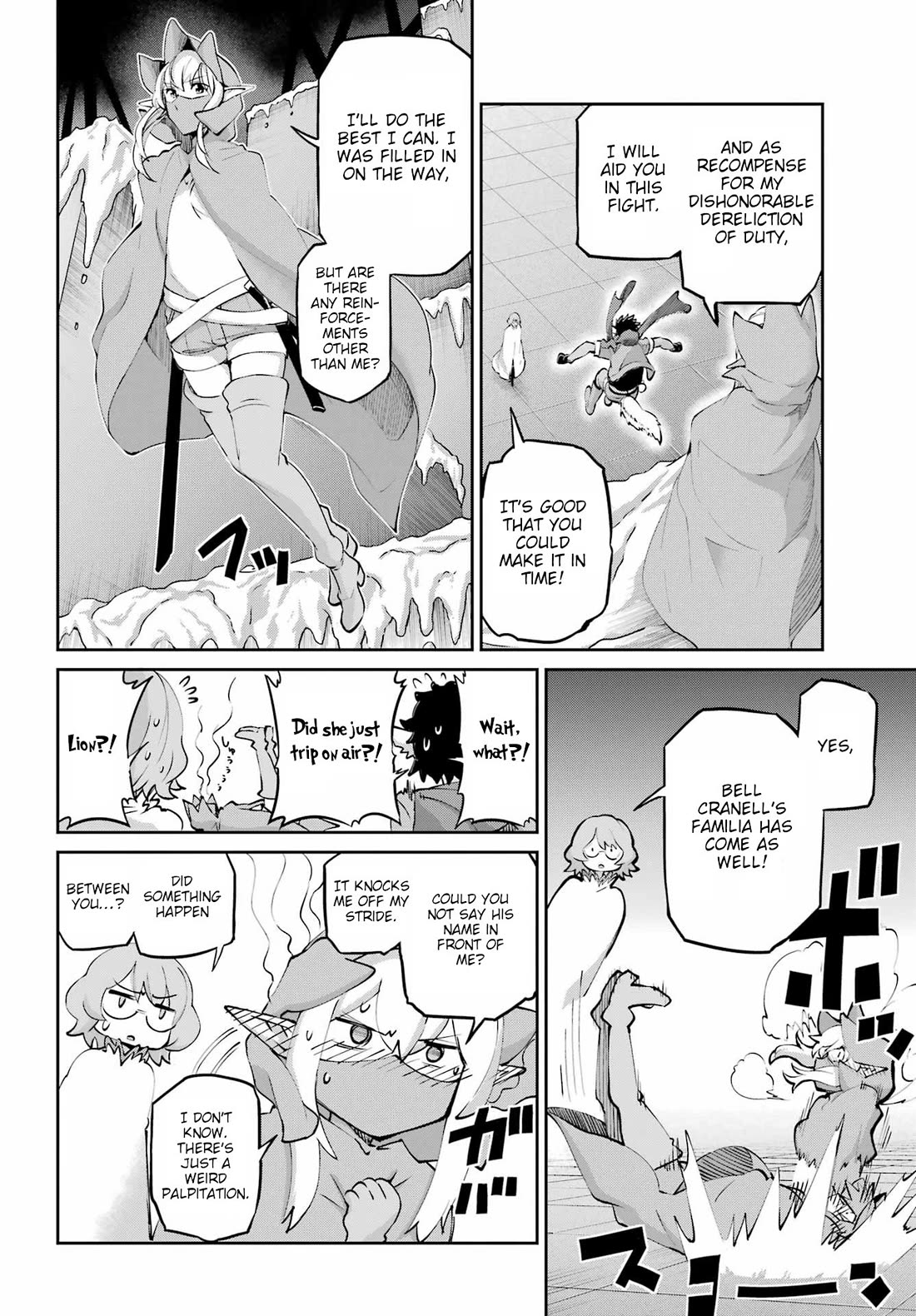 Dungeon ni Deai o Motomeru no wa Machigatte iru darou ka Gaiden – Sword Oratoria Chapter 132 - Page 43
