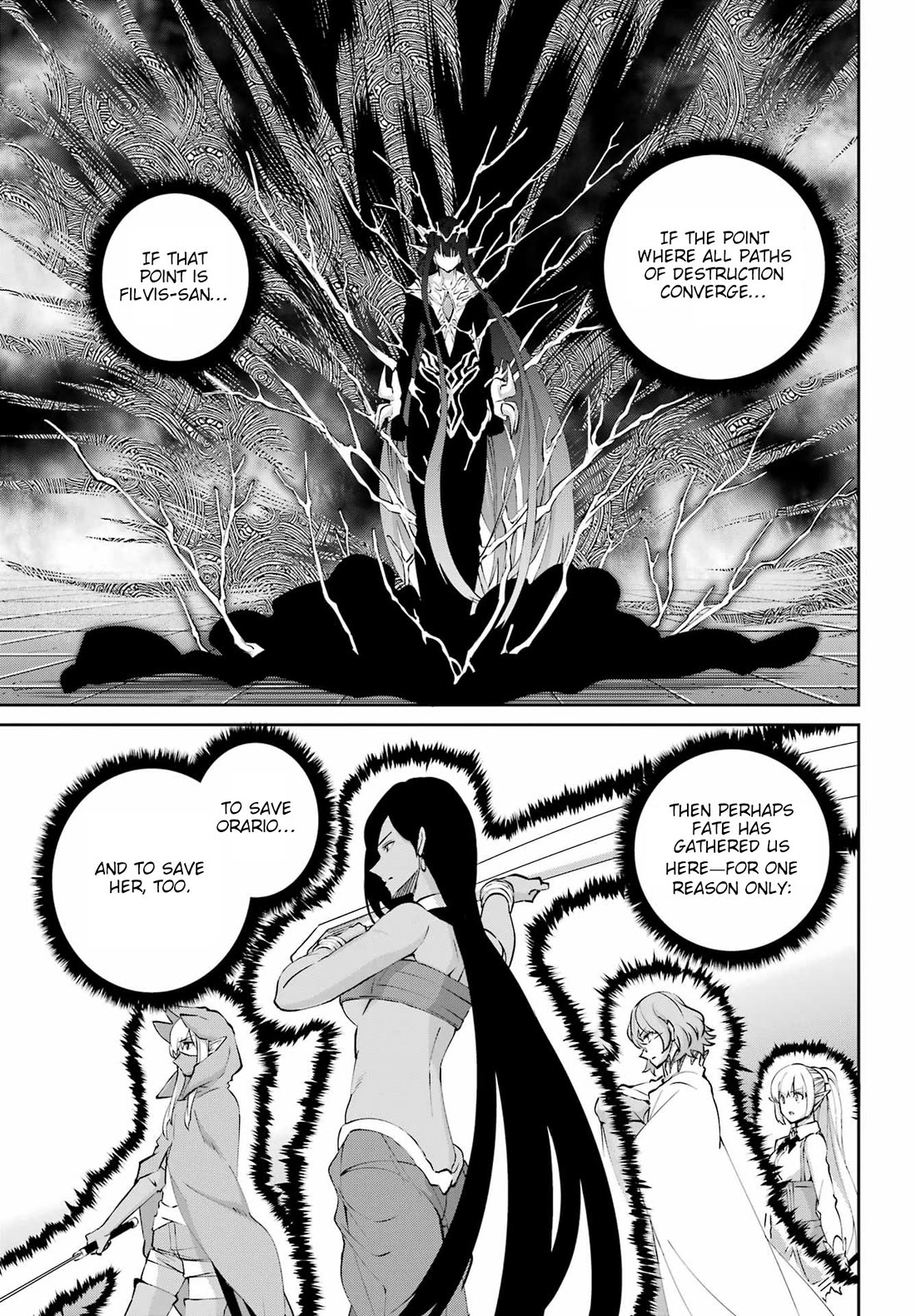 Dungeon ni Deai o Motomeru no wa Machigatte iru darou ka Gaiden – Sword Oratoria Chapter 132 - Page 50
