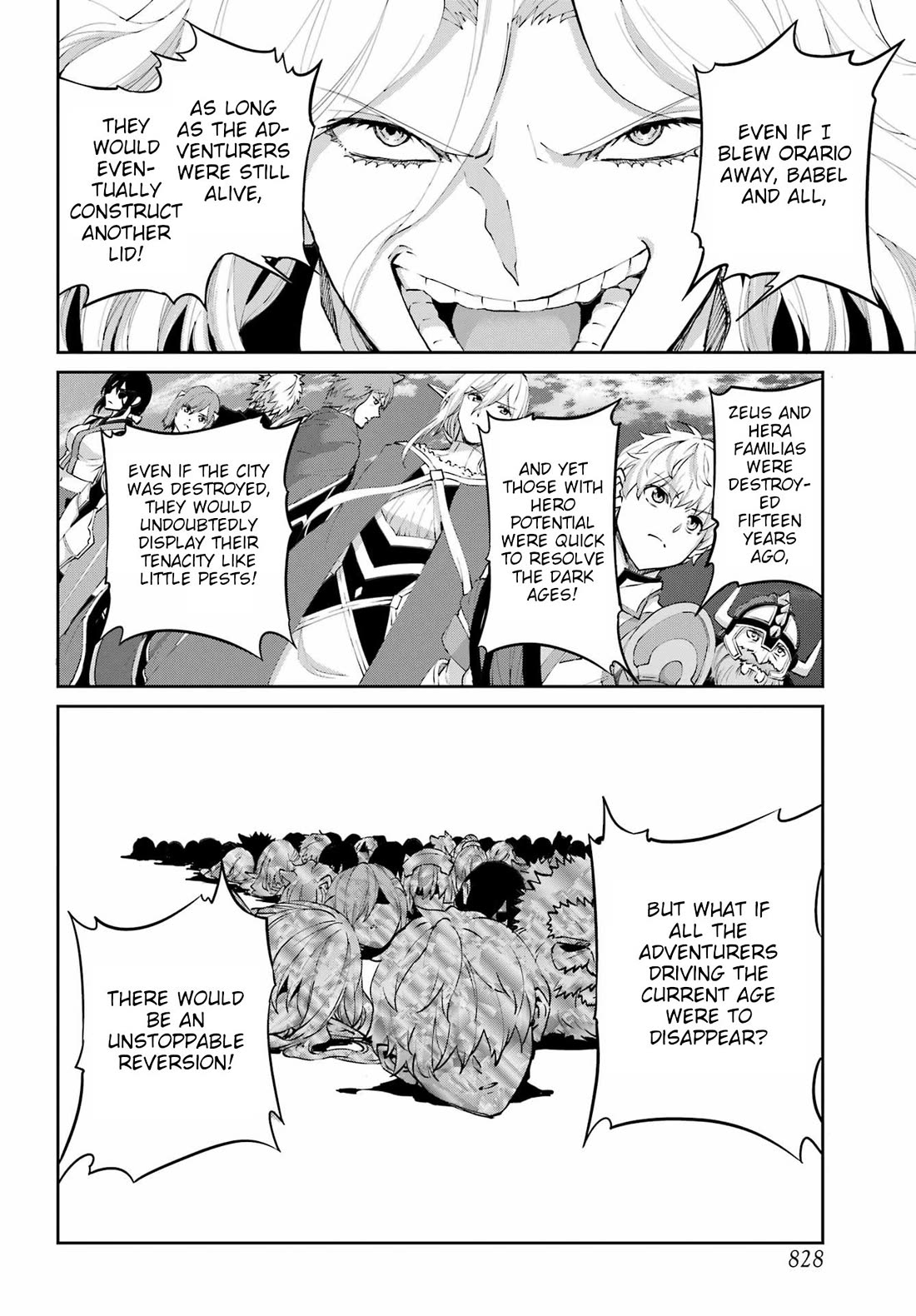 Dungeon ni Deai o Motomeru no wa Machigatte iru darou ka Gaiden – Sword Oratoria Chapter 133 - Page 43