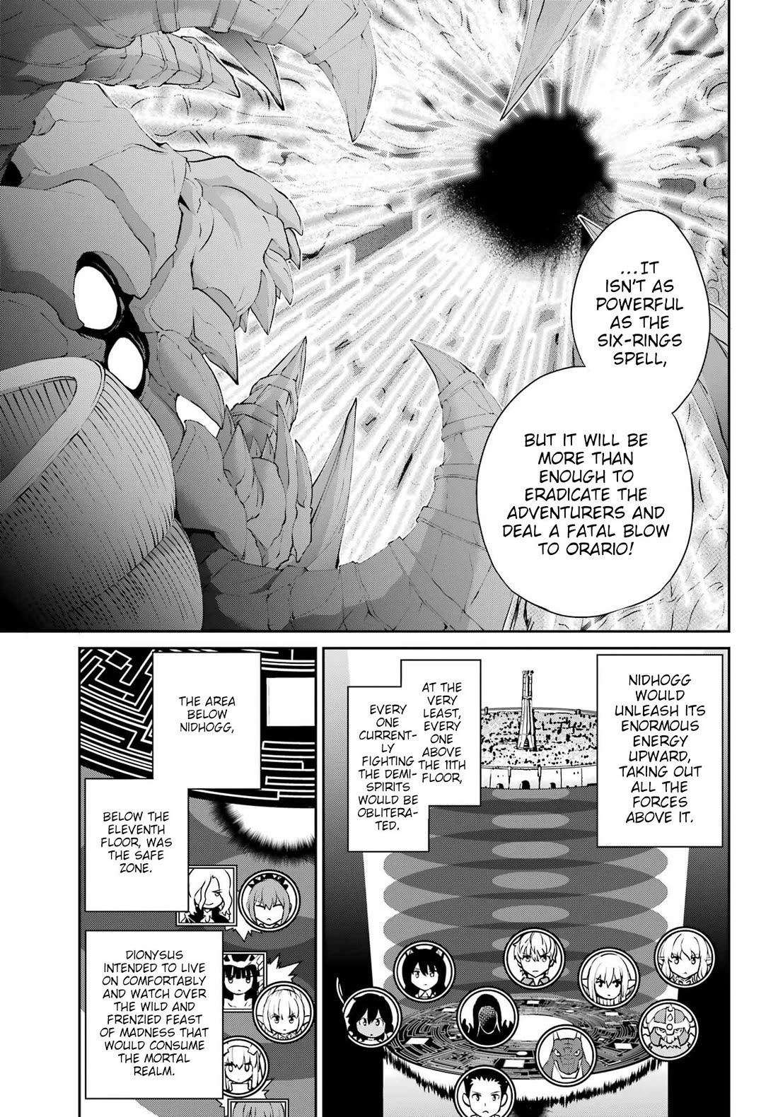 Dungeon ni Deai o Motomeru no wa Machigatte iru darou ka Gaiden – Sword Oratoria Chapter 133 - Page 50