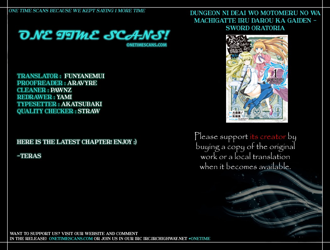 Dungeon ni Deai o Motomeru no wa Machigatte iru darou ka Gaiden – Sword Oratoria Chapter 15 - Page 1