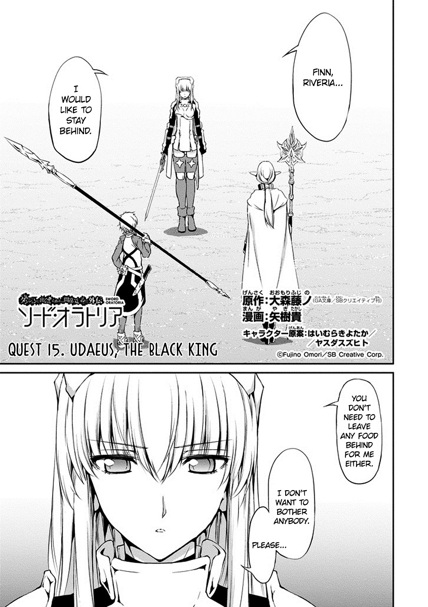 Dungeon ni Deai o Motomeru no wa Machigatte iru darou ka Gaiden – Sword Oratoria Chapter 15 - Page 3