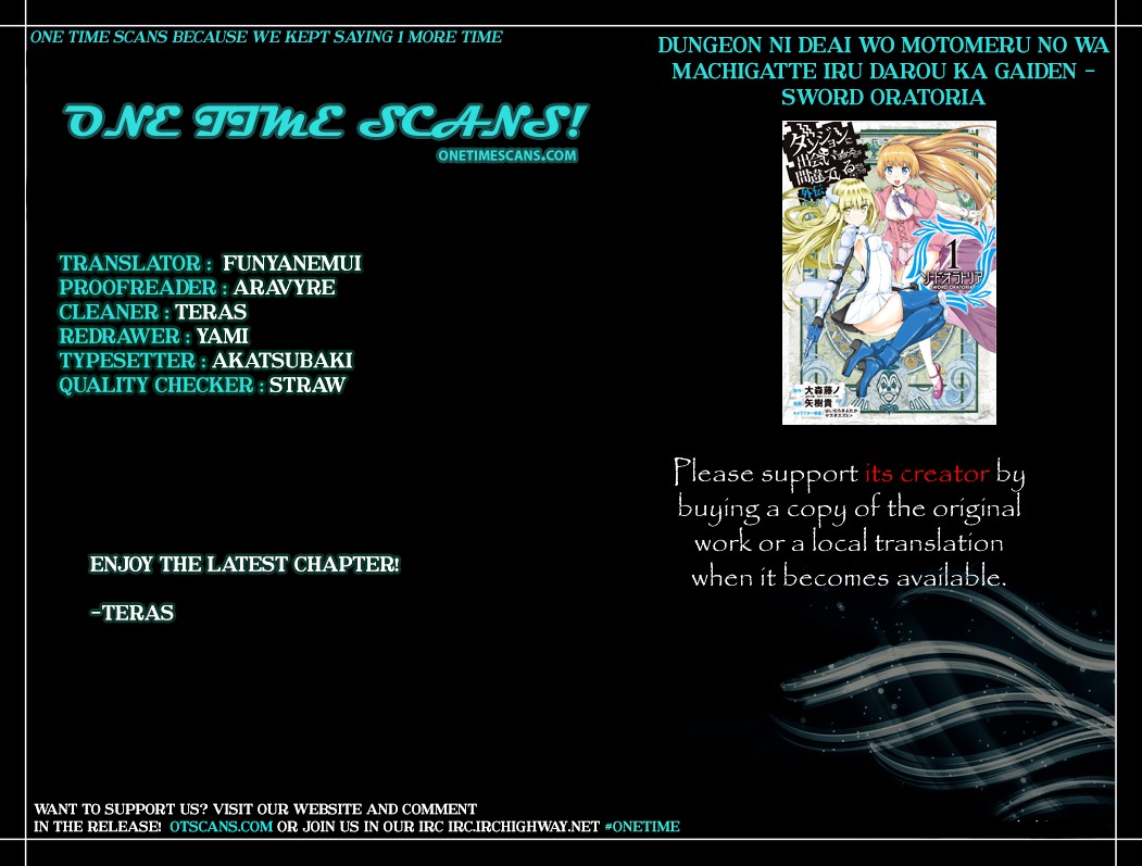 Dungeon ni Deai o Motomeru no wa Machigatte iru darou ka Gaiden – Sword Oratoria Chapter 20 - Page 1