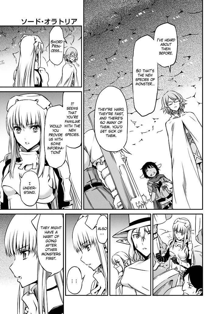 Dungeon ni Deai o Motomeru no wa Machigatte iru darou ka Gaiden – Sword Oratoria Chapter 21 - Page 36
