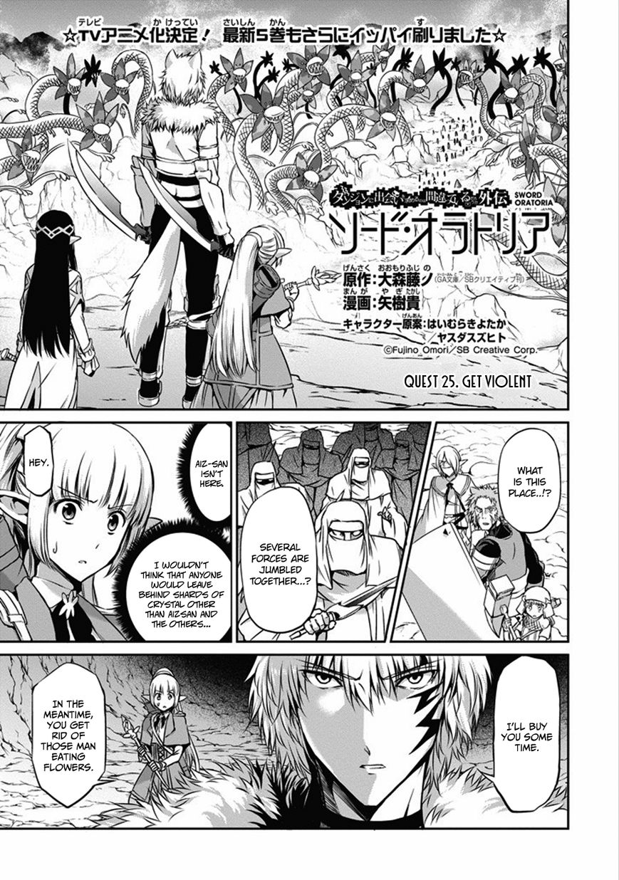 Dungeon ni Deai o Motomeru no wa Machigatte iru darou ka Gaiden – Sword Oratoria Chapter 25 - Page 3