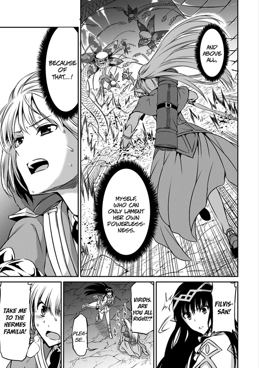 Dungeon ni Deai o Motomeru no wa Machigatte iru darou ka Gaiden – Sword Oratoria Chapter 27 - Page 40