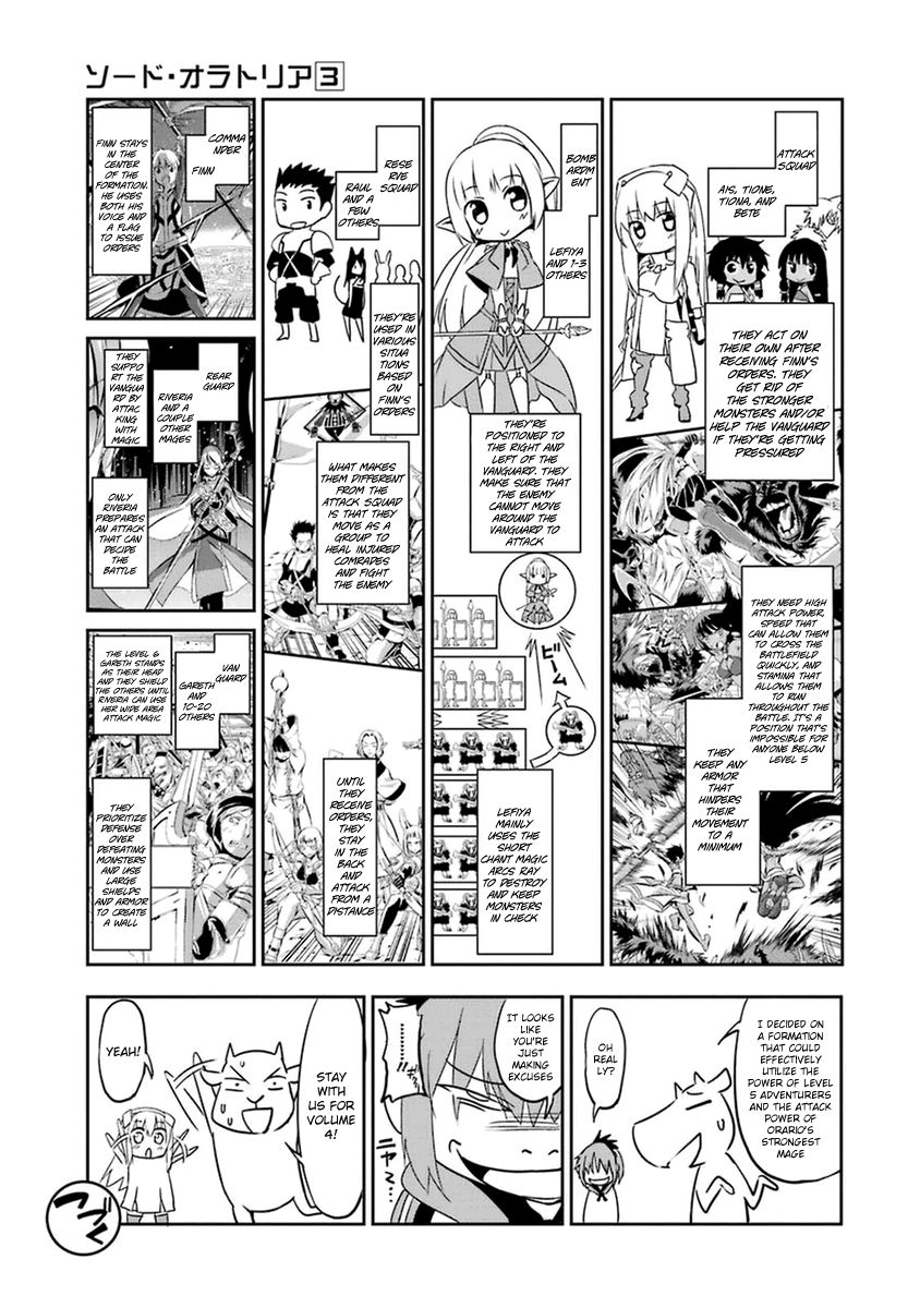 Dungeon ni Deai o Motomeru no wa Machigatte iru darou ka Gaiden – Sword Oratoria Chapter 33.4 - Page 3